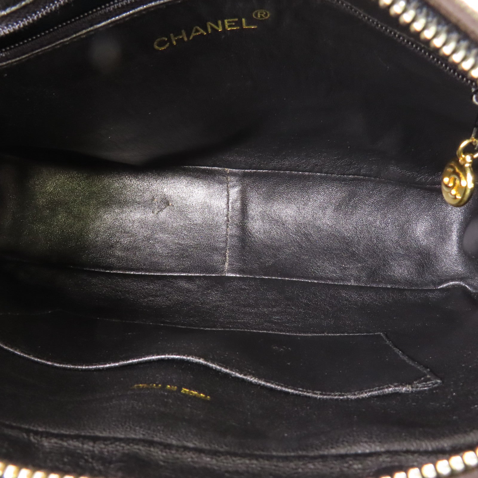 CHANEL 【激減優惠】羊皮皮革Vintage Shoulder Bag金扣肩背袋