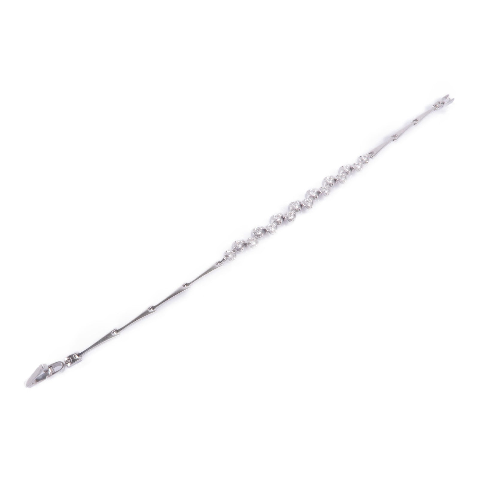 JEWELRY 18K白金Diamond Bracelet鑽石手鏈