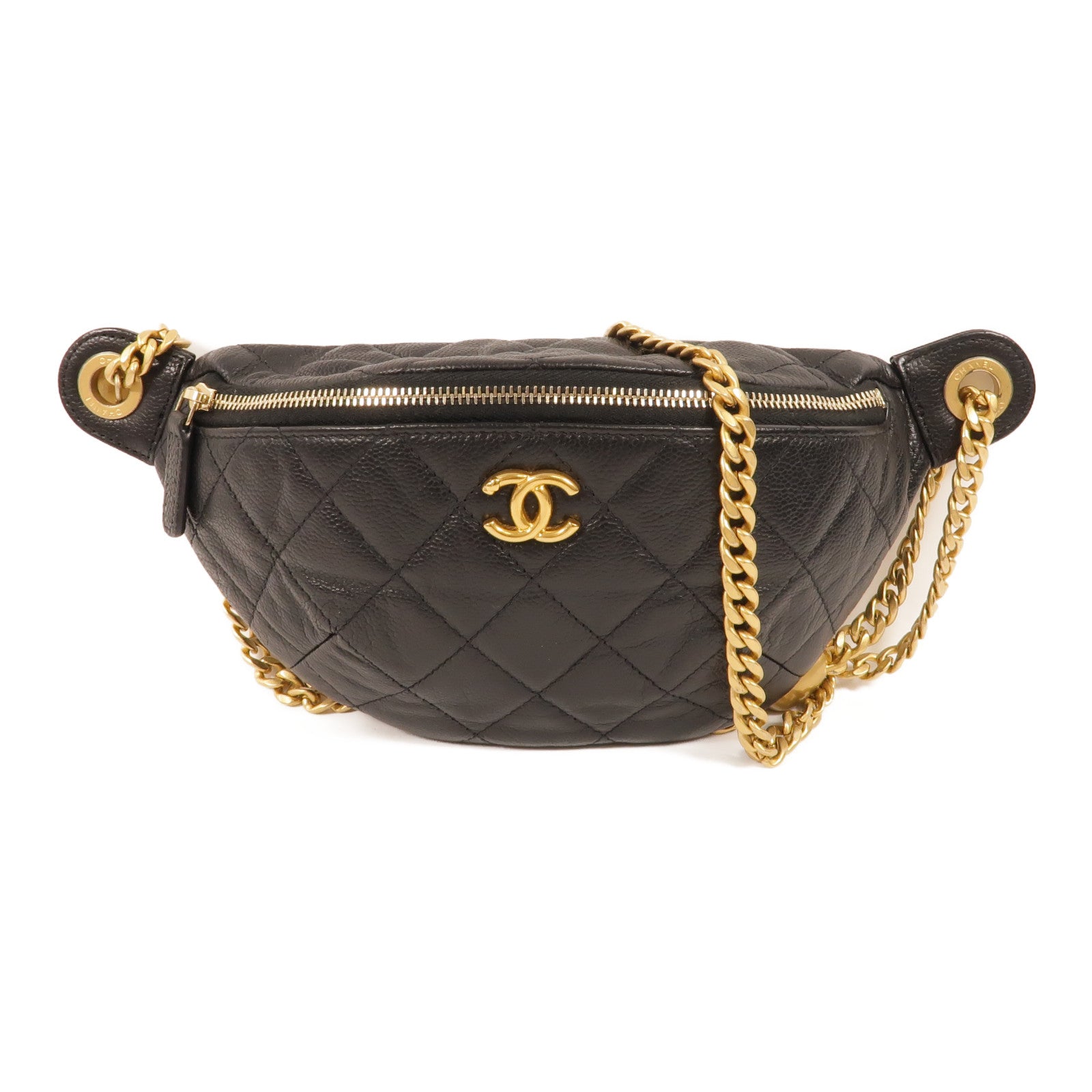 CHANEL 牛皮皮革Waist Bag腰包