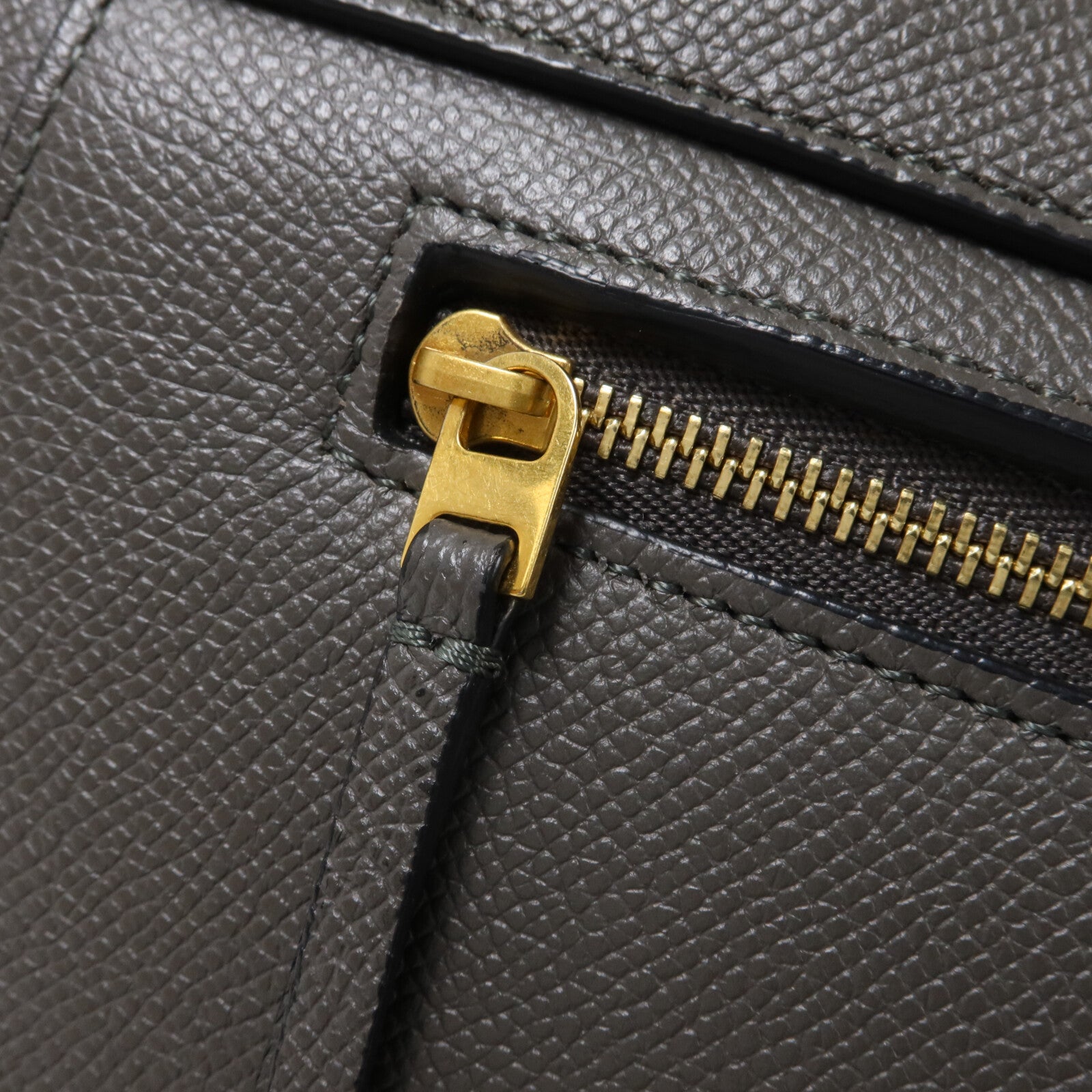 CELINE 牛皮皮革Micro Belt Bag手挽肩背兩用袋