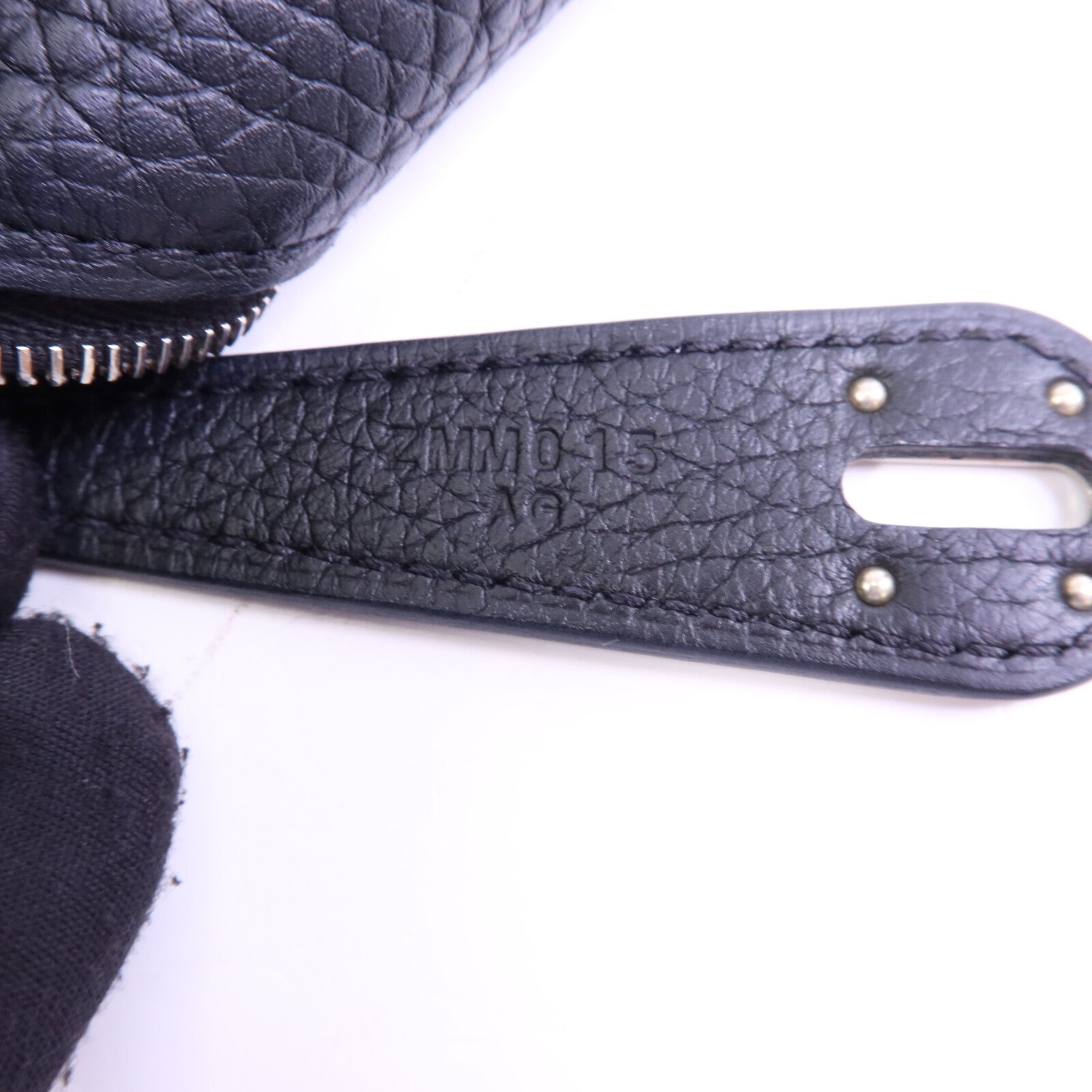 HERMES Clemence皮革Lindy 26手挽肩背兩用袋Noir