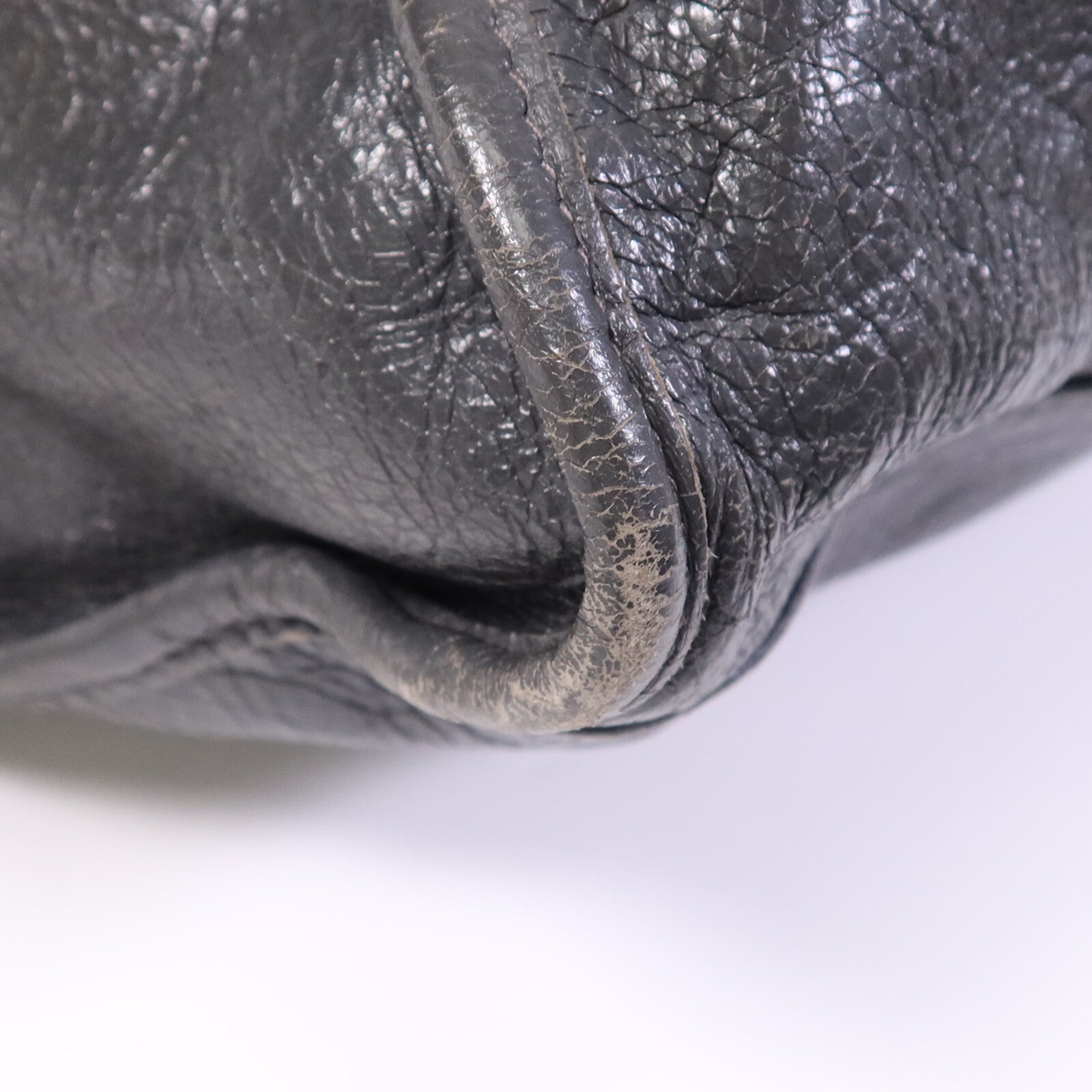 BALENCIAGA 牛皮皮革Giant City金扣手挽肩背兩用袋