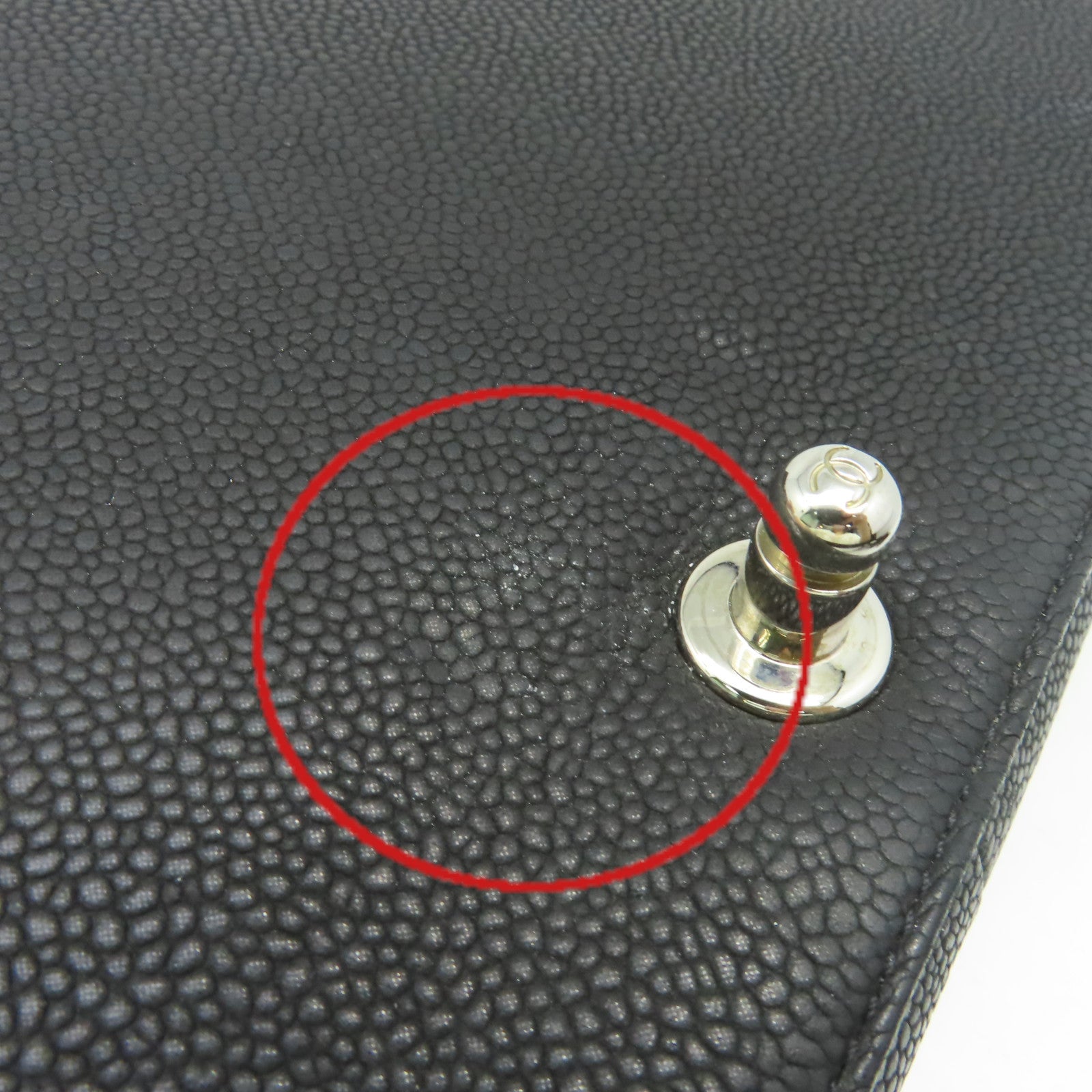 CHANEL 【清倉大減價】菱格Caviar皮革Boy Chanel Chain Shoulder Bag銀扣鏈帶肩背袋黑色
