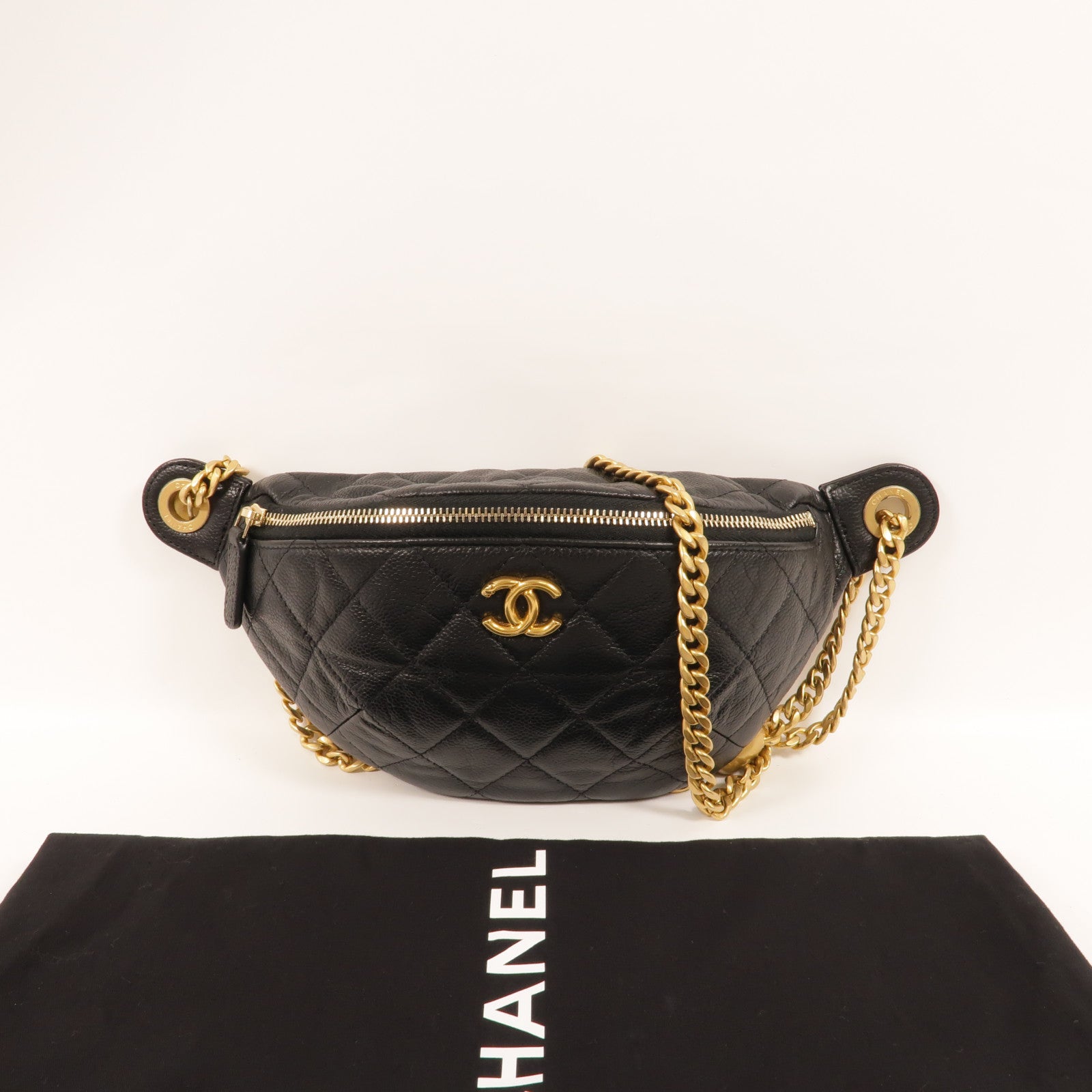 CHANEL 牛皮皮革Waist Bag腰包
