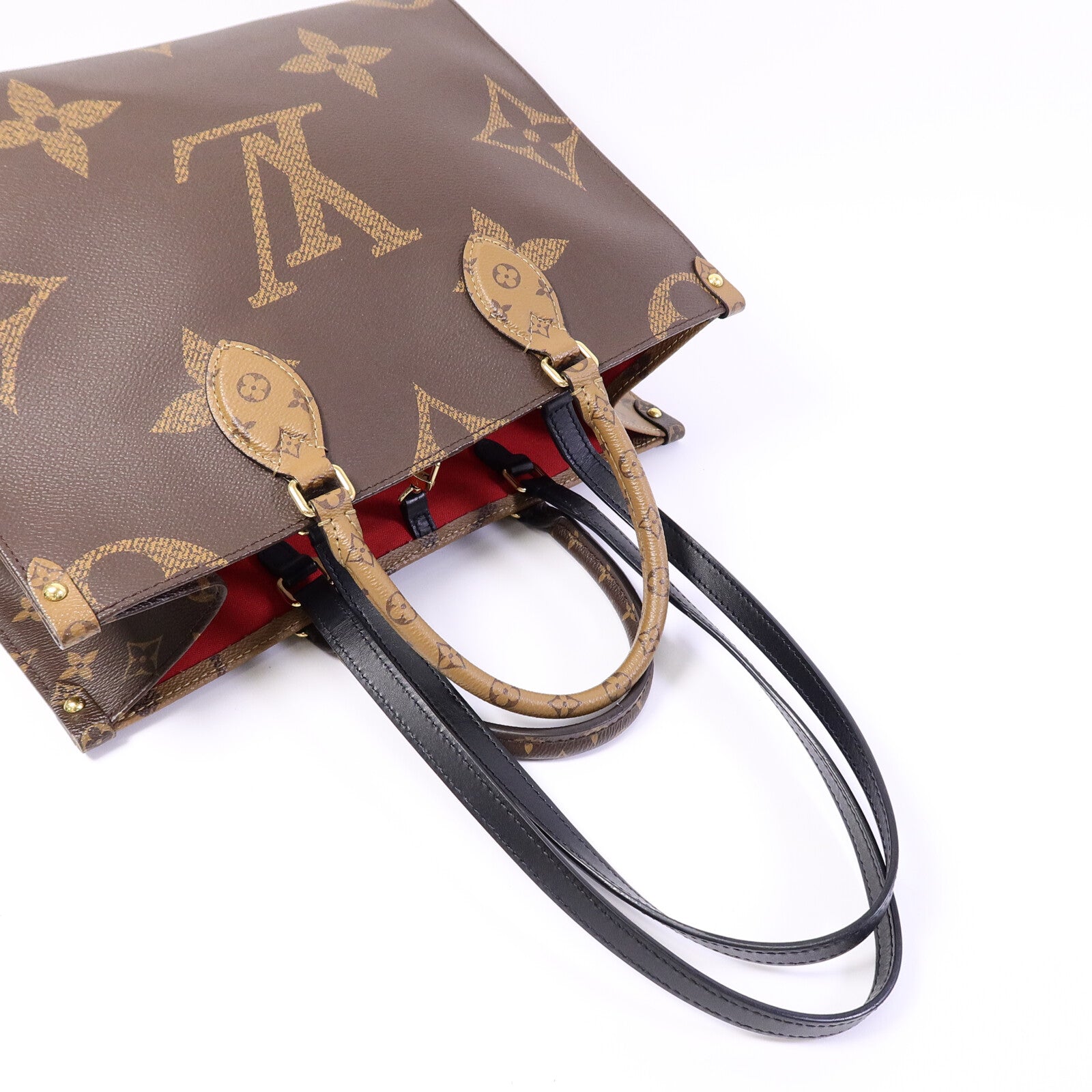 LOUIS VUITTON Monogram Giant On The Go MM手挽袋