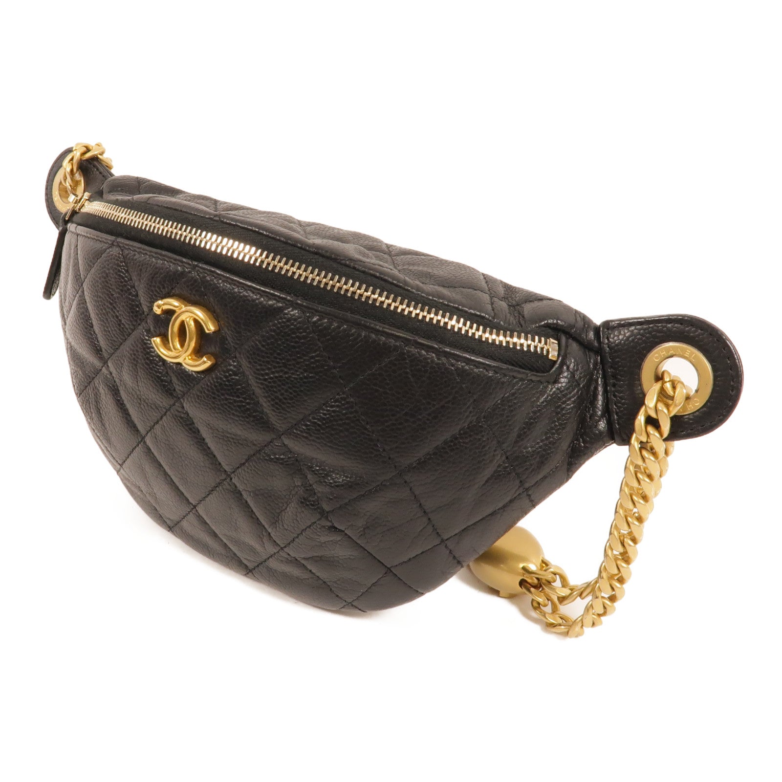 CHANEL 牛皮皮革Waist Bag腰包
