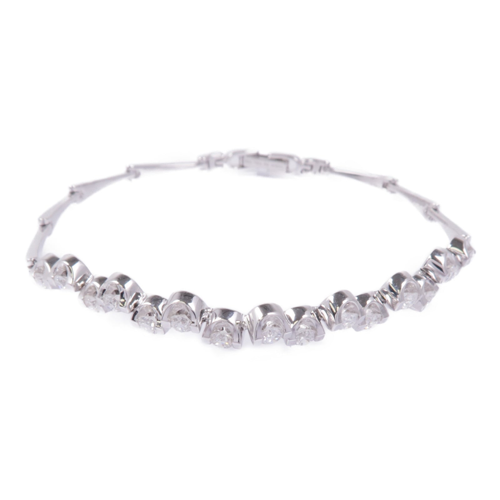 JEWELRY 18K白金Diamond Bracelet鑽石手鏈