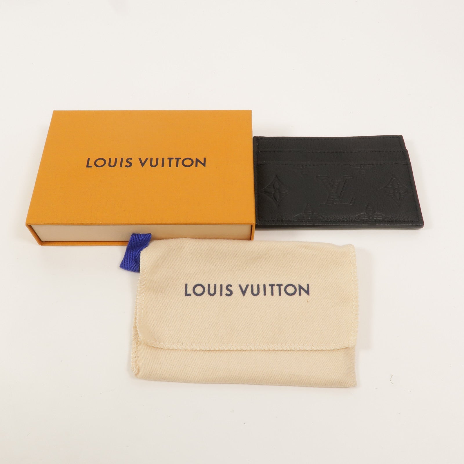 LOUIS VUITTON Monogram Shadow Porte-Cartes Double錢包