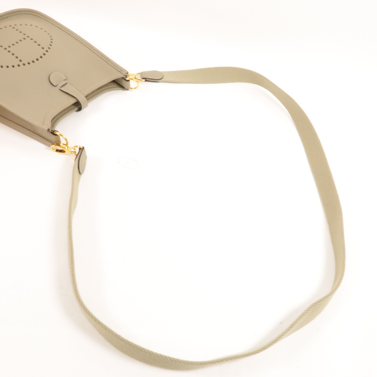 HERMES Clemence皮革Evelyne TPM肩背袋Sauge