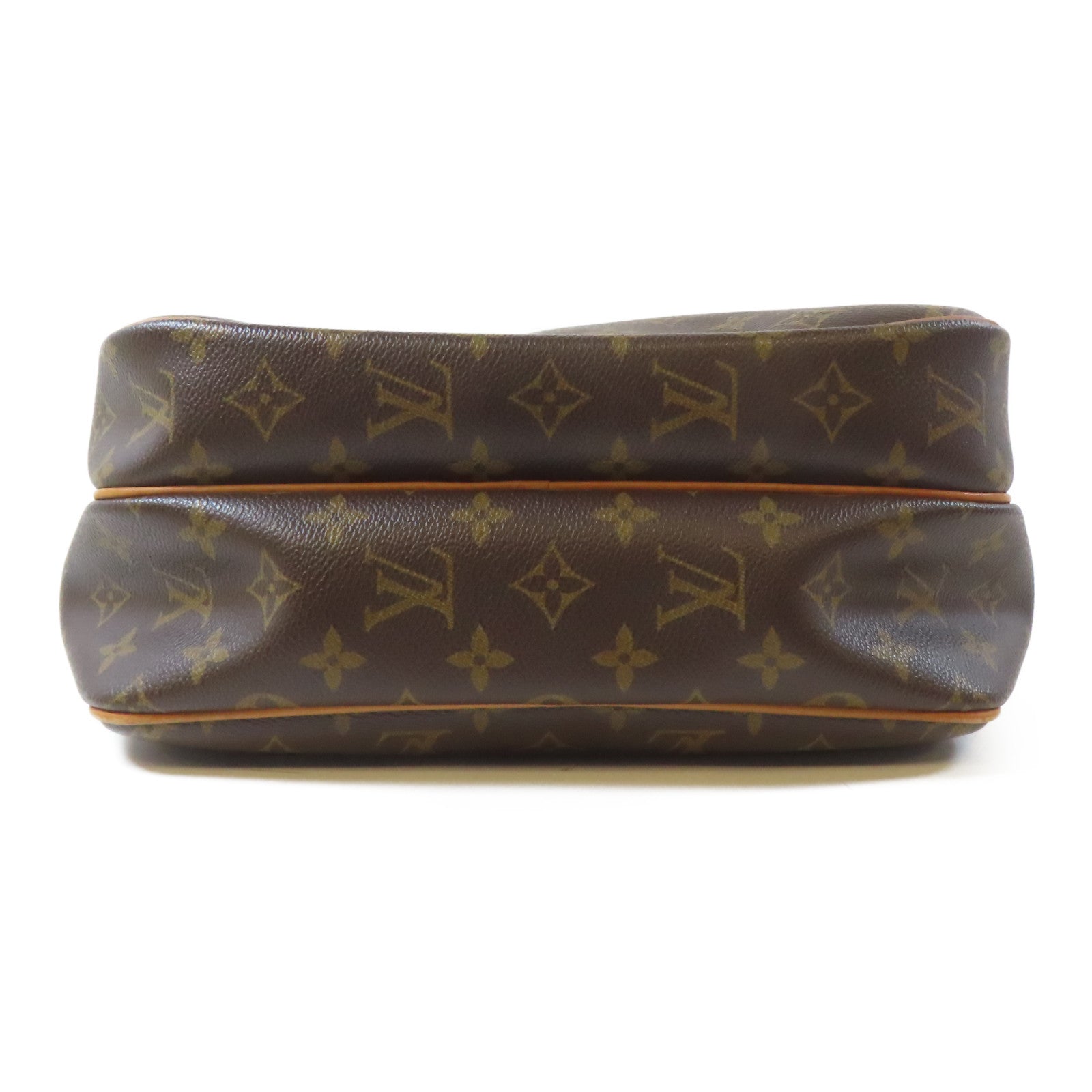 LOUIS VUITTON Monogram Reporter PM金扣肩背袋啡色