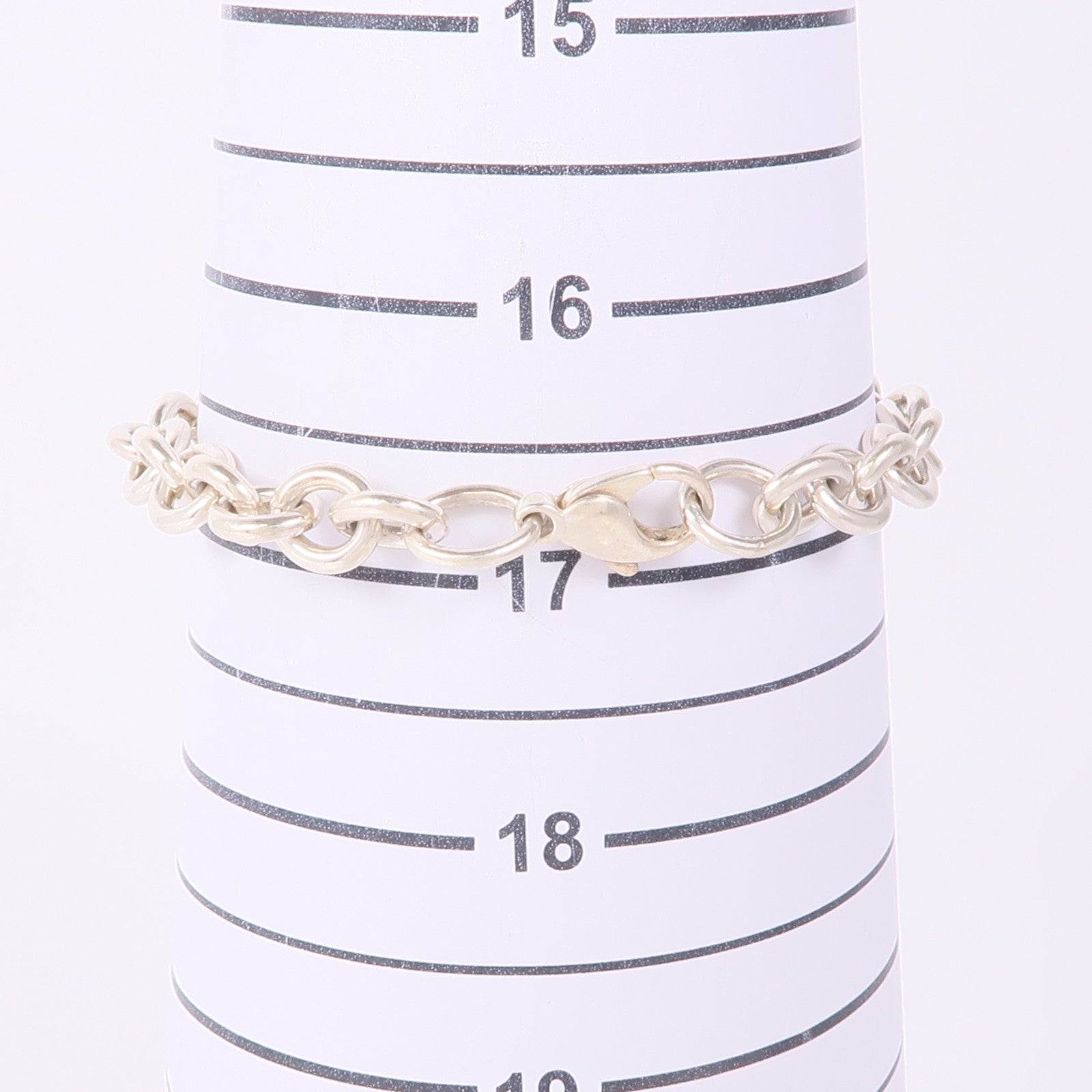 TIFFANY＆CO 925純銀Return To Tiffany Heart Tag Bracelet手鏈
