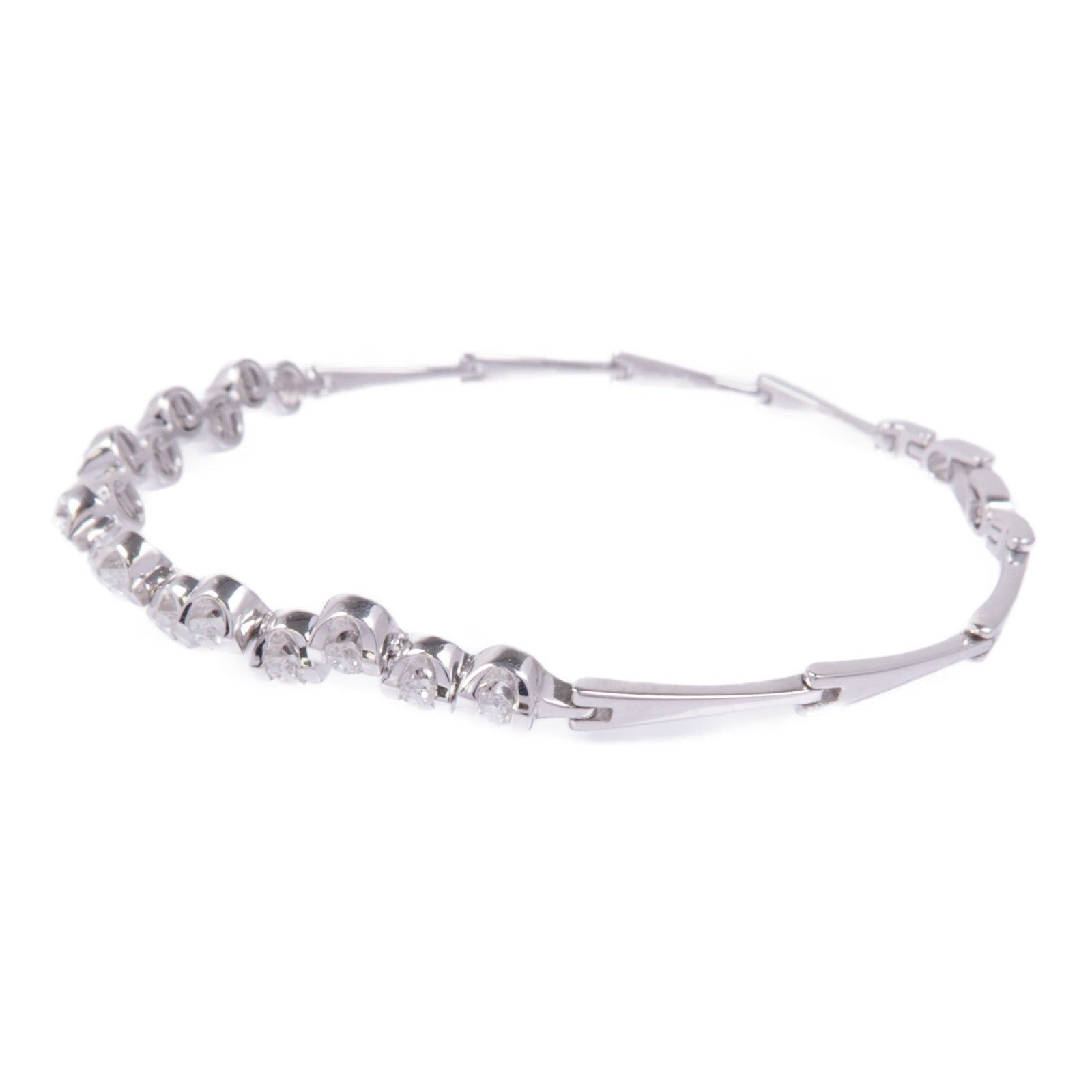 JEWELRY 18K白金Diamond Bracelet鑽石手鏈