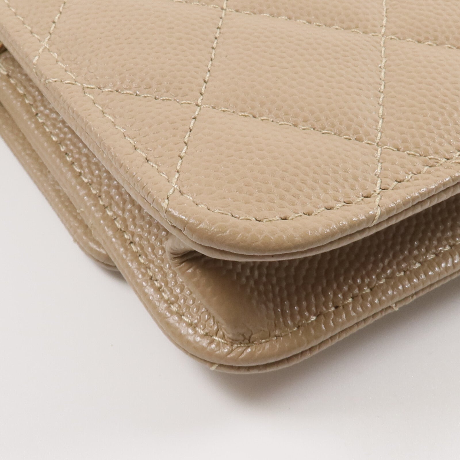 CHANEL 牛皮皮革Classic Mini Wallet On Chain鏈帶肩背袋