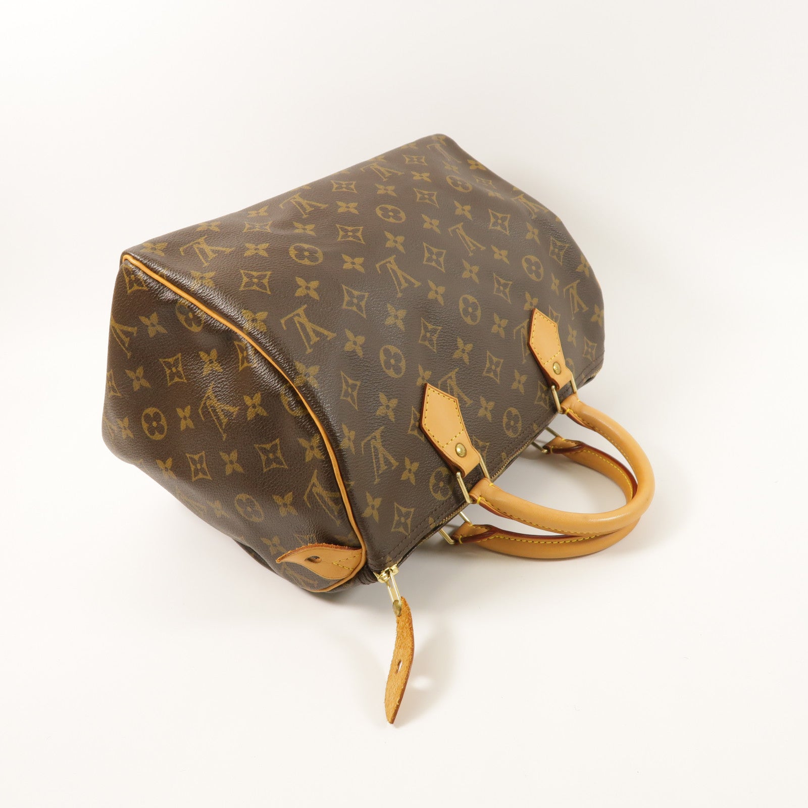 LOUIS VUITTON Monogram Speedy 30金扣手挽袋