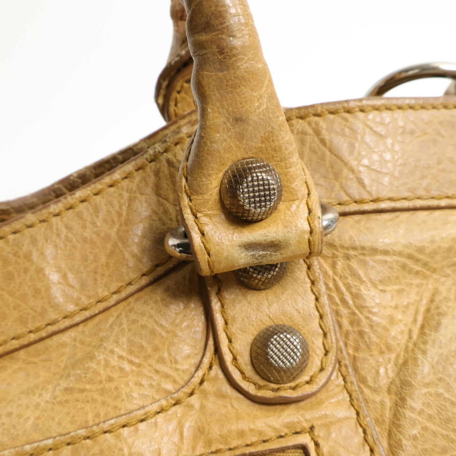BALENCIAGA 羊皮皮革Giant 12 First手挽袋