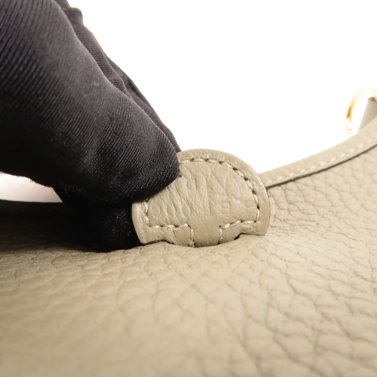 HERMES Clemence皮革Evelyne TPM肩背袋Sauge