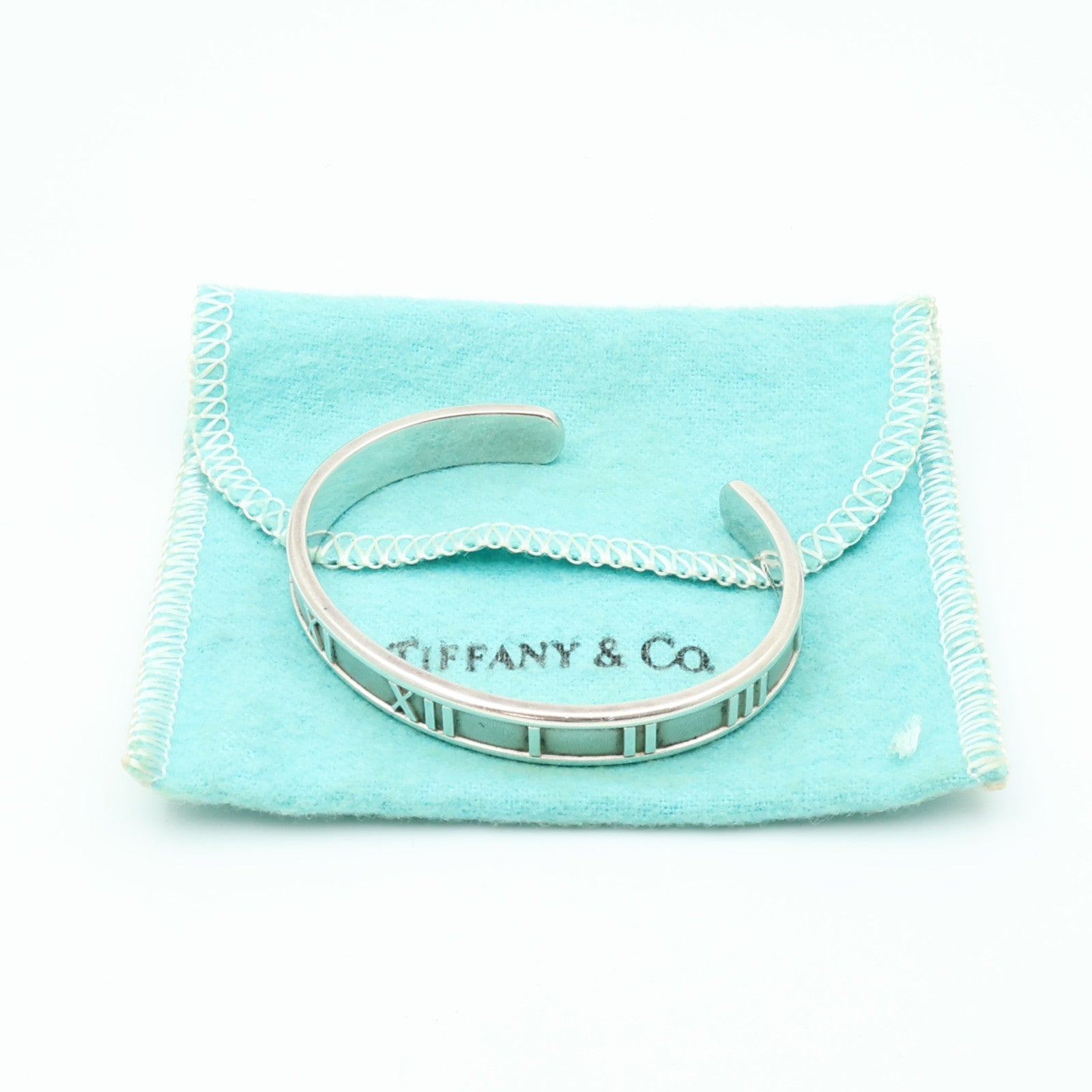 TIFFANY＆CO 925純銀Atlas Bangle手鐲