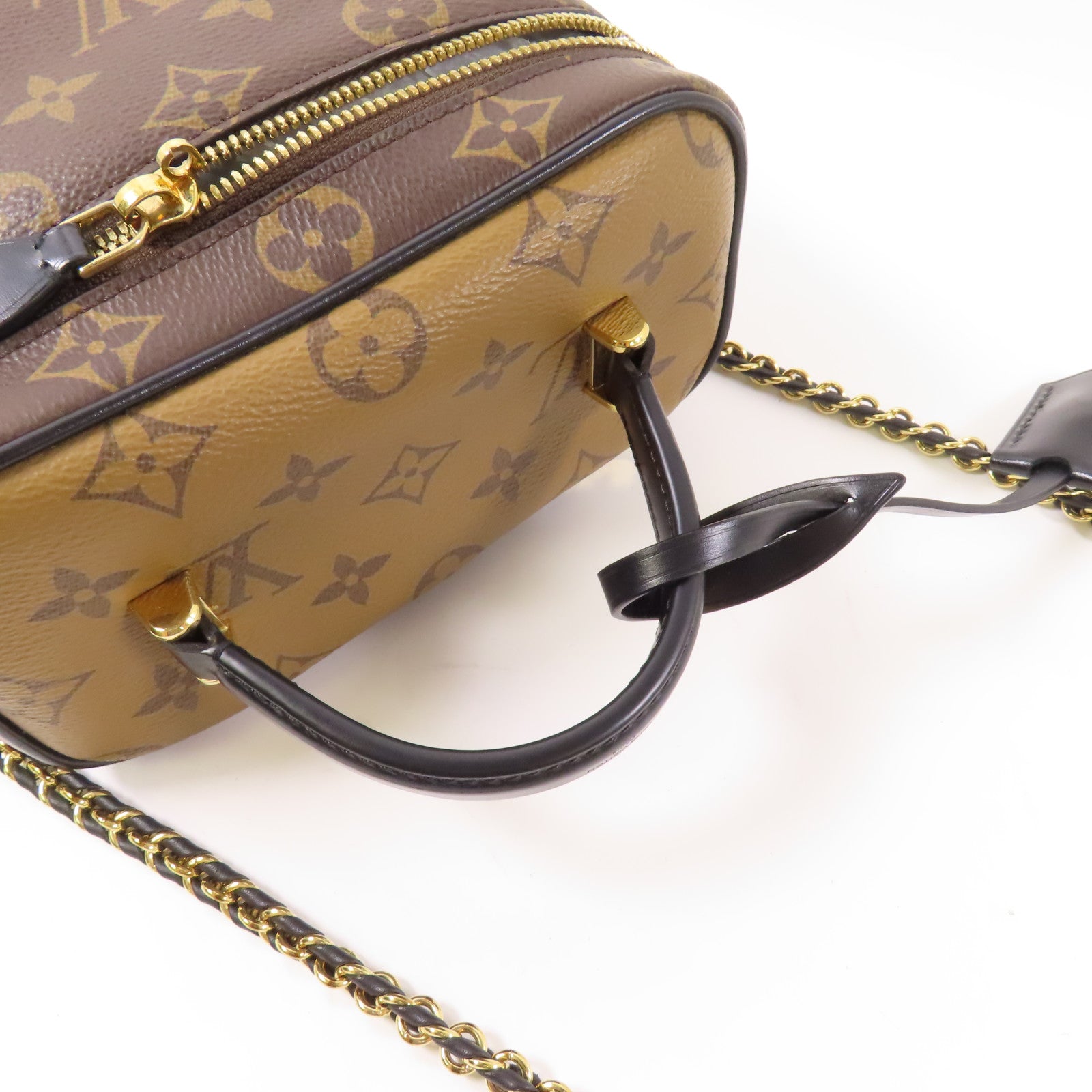 LOUIS VUITTON Monogram Reverse Vanity PM手挽肩背兩用袋