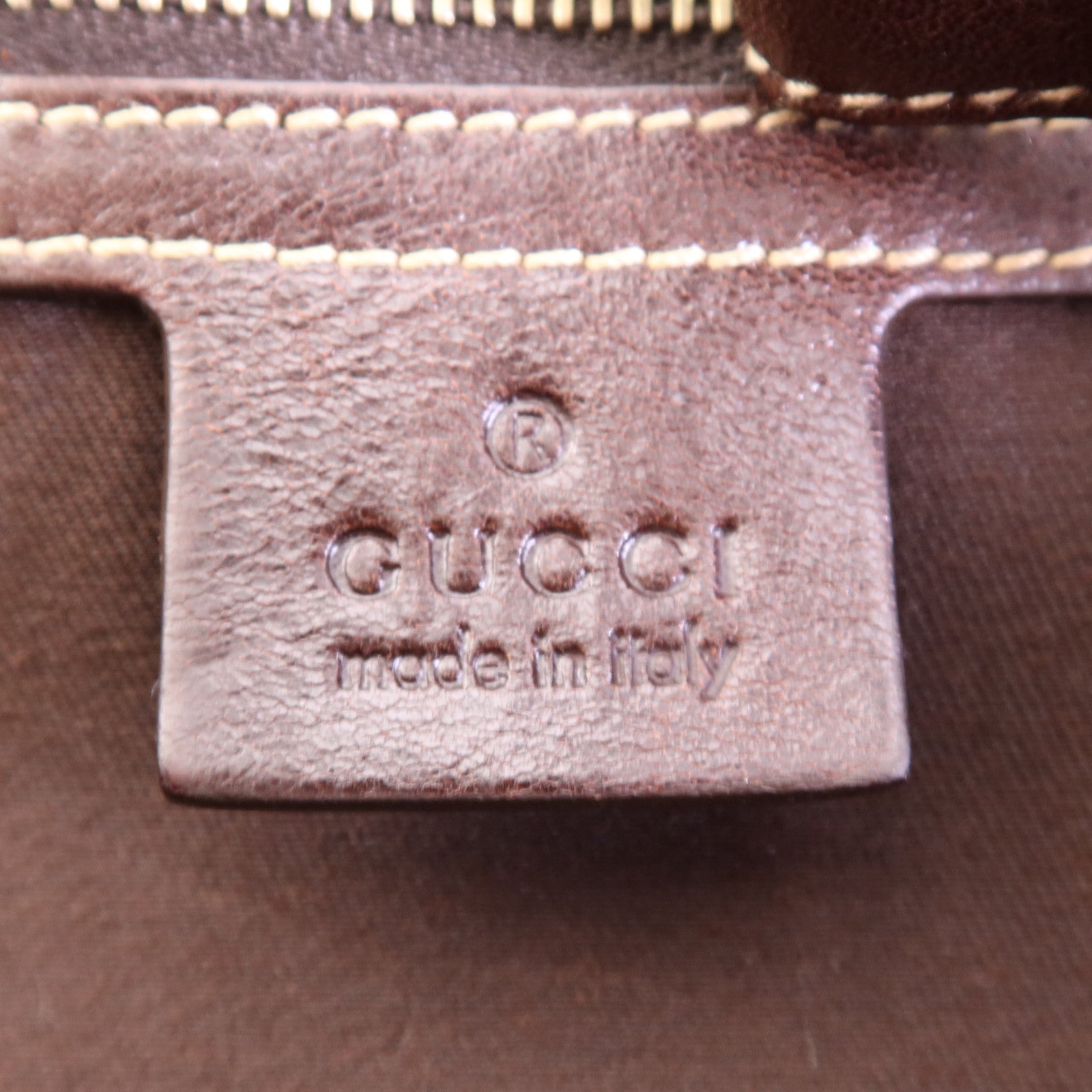 GUCCI 帆布Shoulder Bag金扣肩背袋