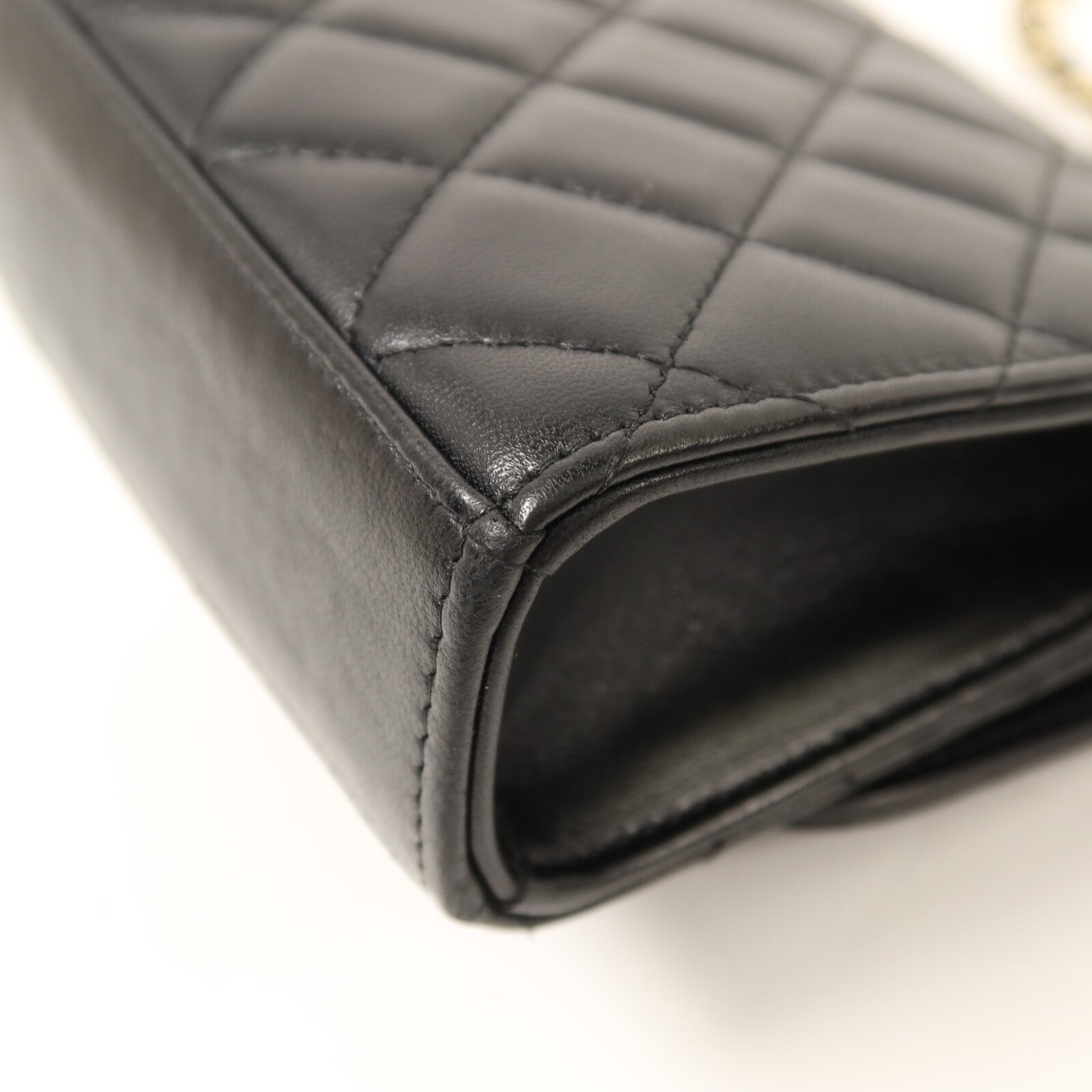 CHANEL 羊皮皮革Trendy CC Mini Flap Bag金扣鏈帶肩背袋