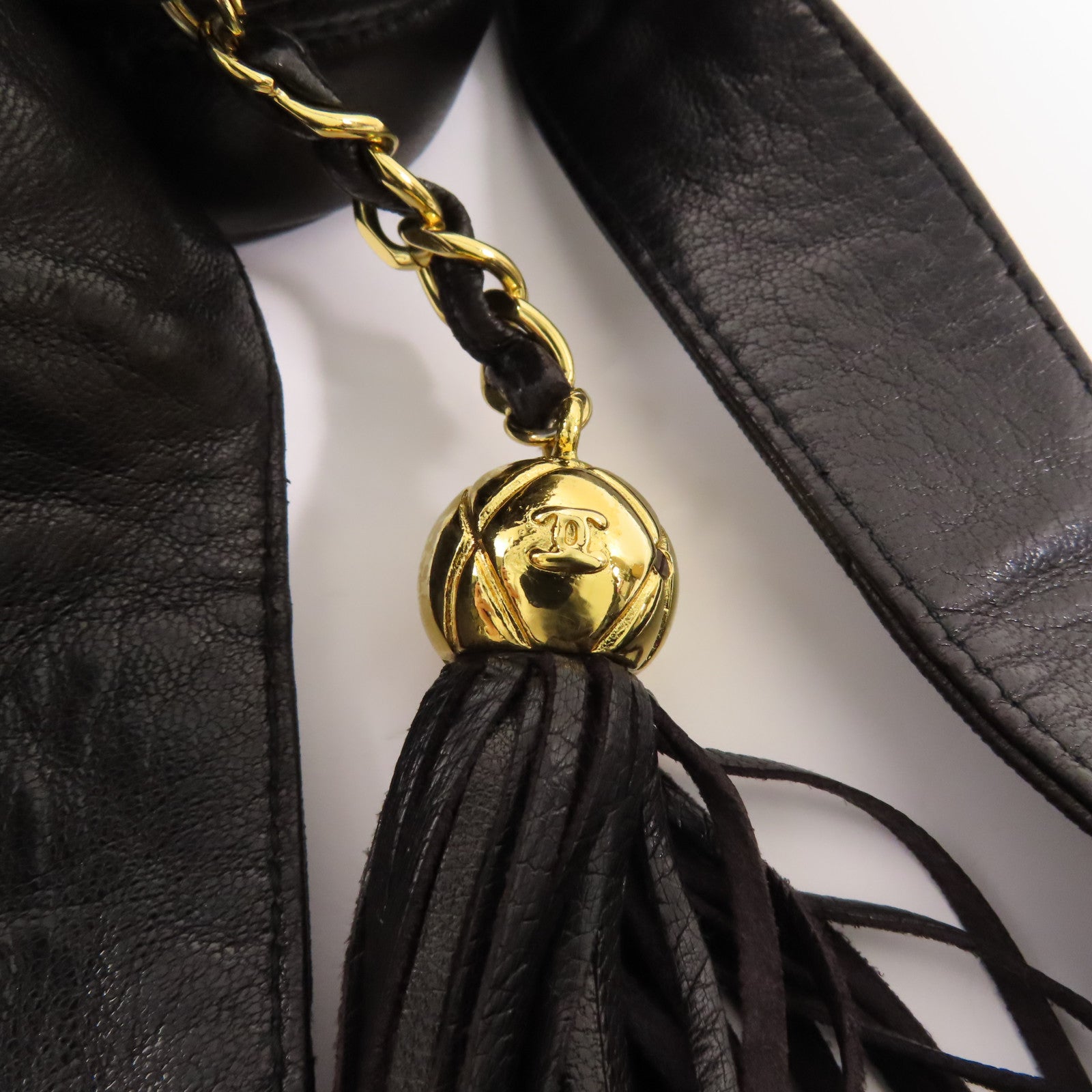 CHANEL 【激減優惠】羊皮皮革Vintage Shoulder Bag金扣肩背袋