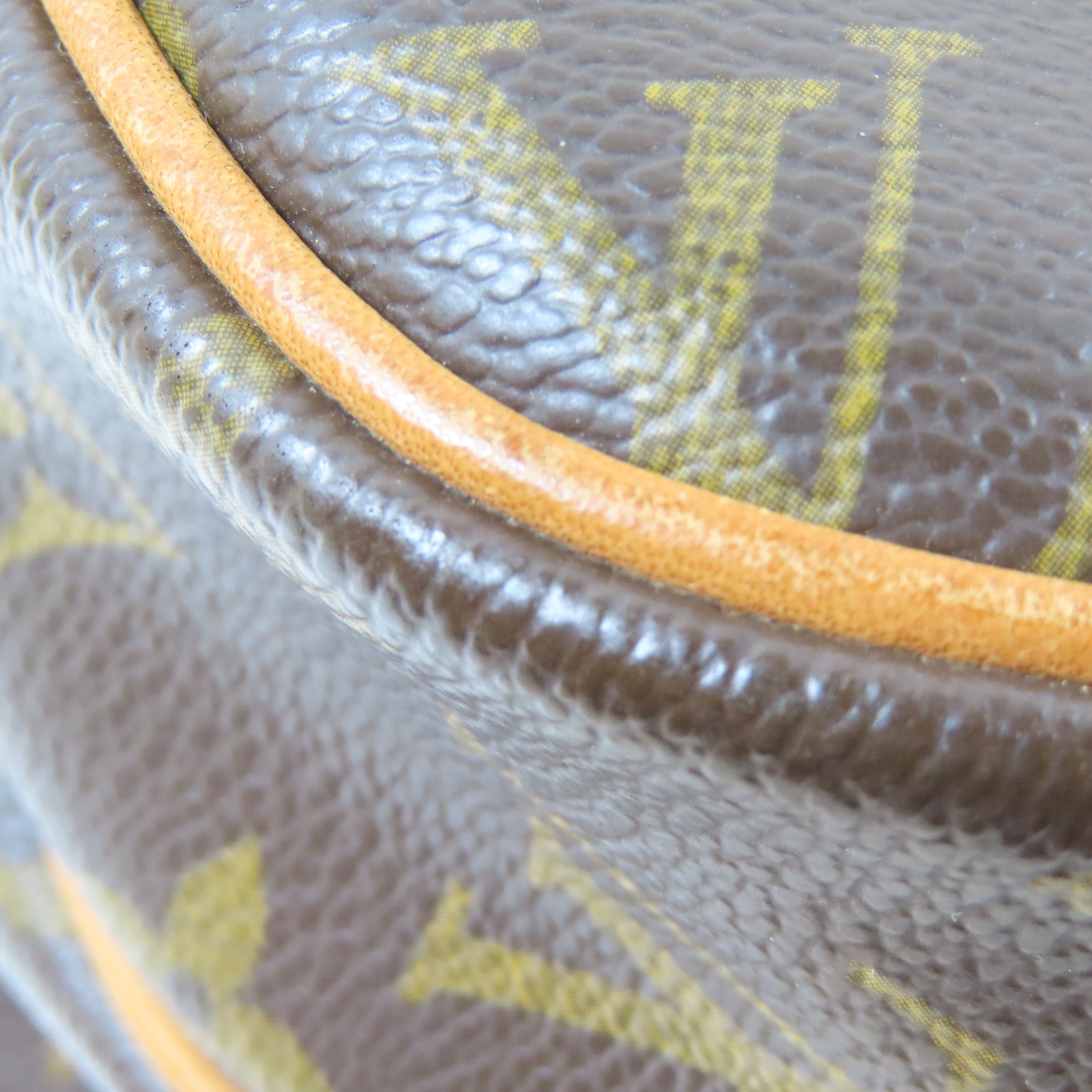 LOUIS VUITTON Monogram Reporter PM金扣肩背袋啡色