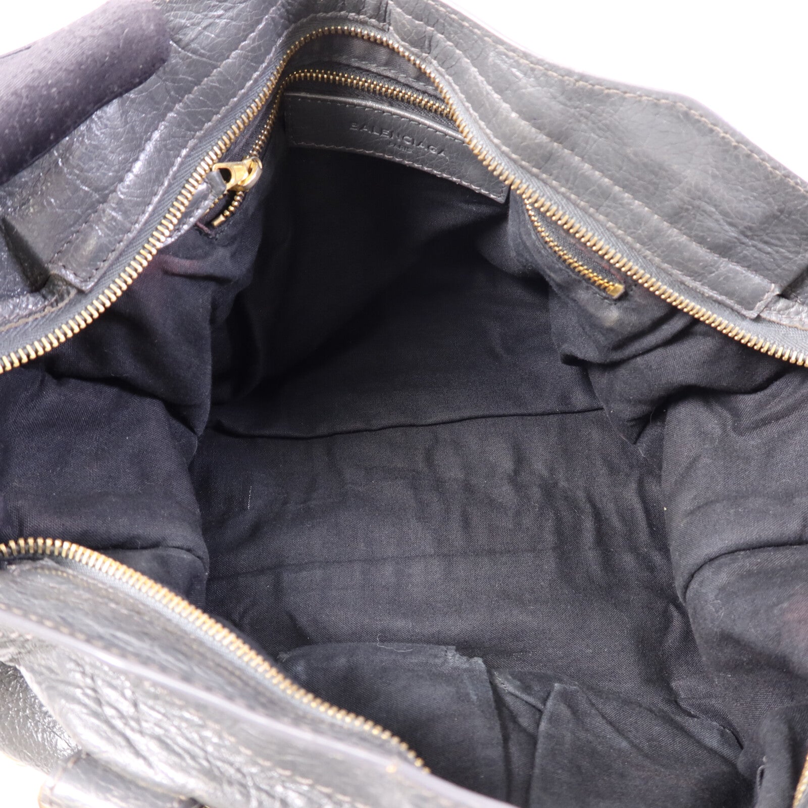 BALENCIAGA 牛皮皮革Giant City金扣手挽肩背兩用袋