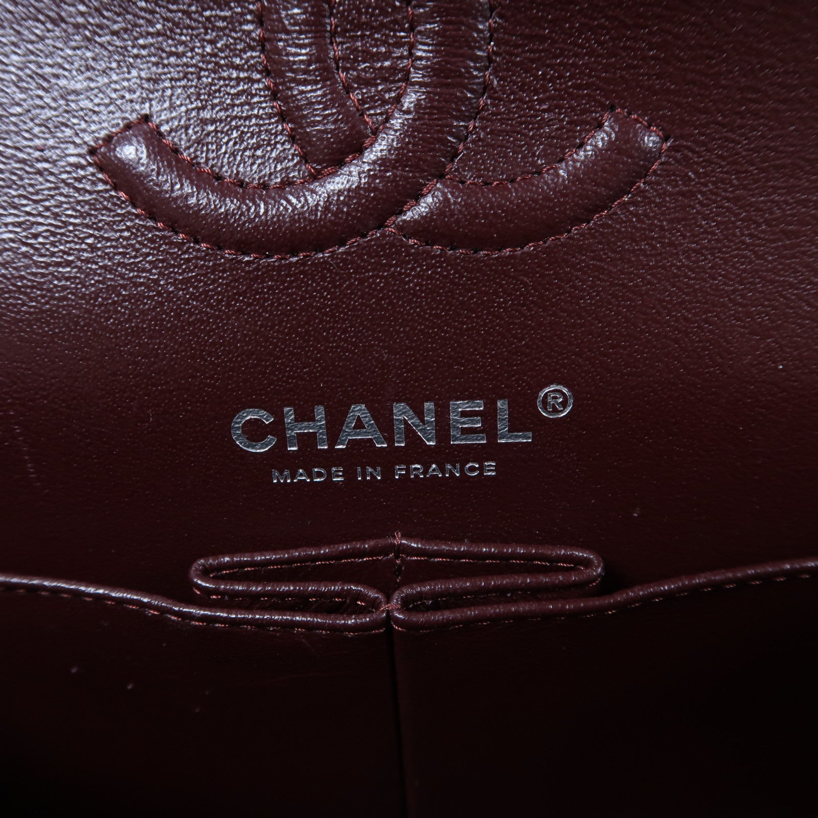 CHANEL 牛皮皮革Classic 23銀扣鏈帶肩背袋黑色