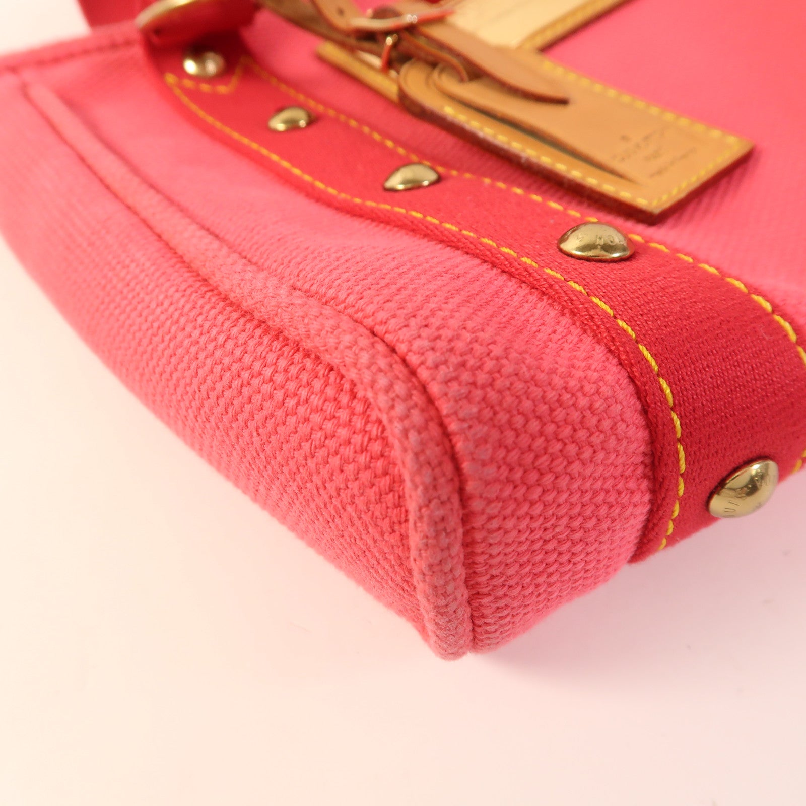 LOUIS VUITTON 帆布Antigua Cabas PM金扣手挽袋