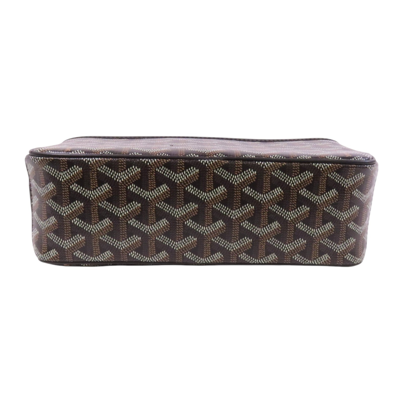 GOYARD 塗層帆布Cap Vert Pm銀扣肩背袋