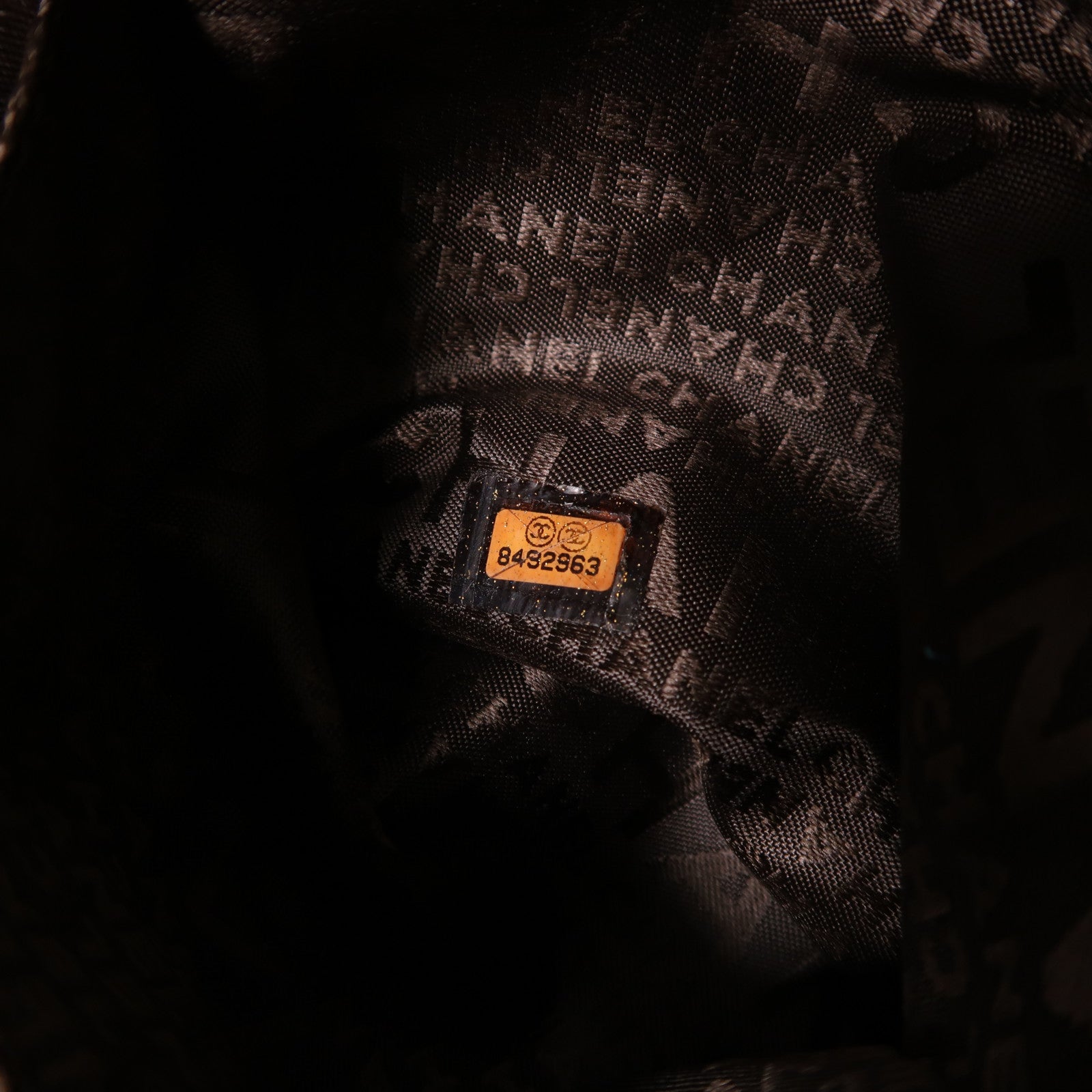 CHANEL 牛皮皮革Handbag銀扣手挽袋