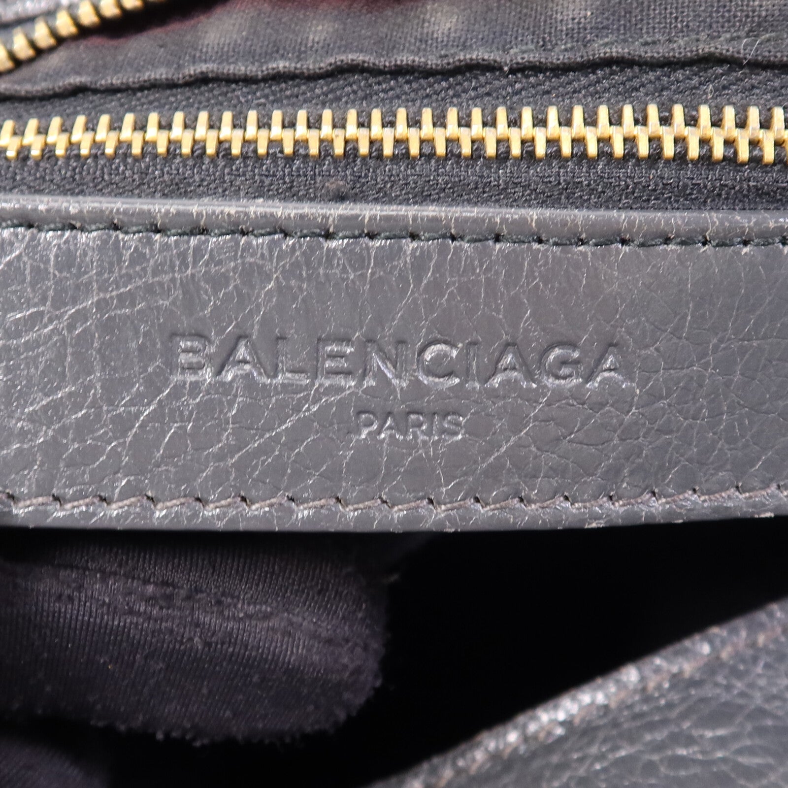 BALENCIAGA 牛皮皮革Giant City金扣手挽肩背兩用袋