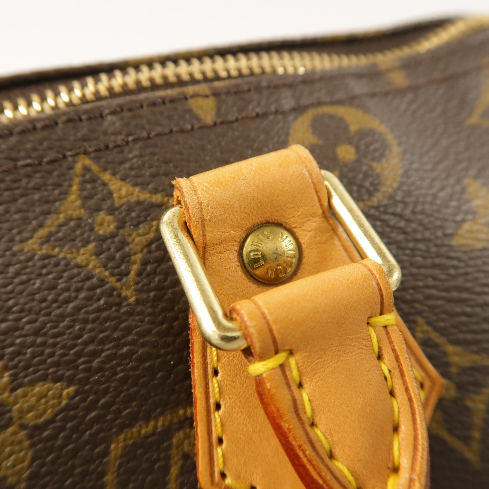 LOUIS VUITTON Monogram Speedy 30金扣手挽袋