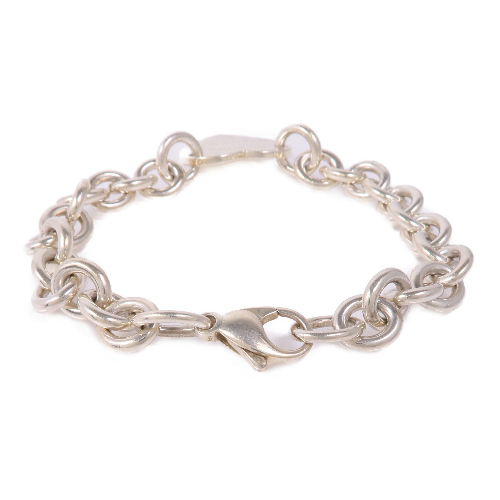 TIFFANY＆CO 925純銀Return To Tiffany Heart Tag Bracelet手鏈