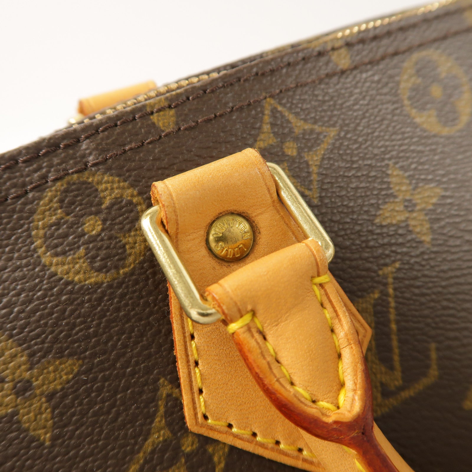 LOUIS VUITTON Monogram Speedy 30金扣手挽袋