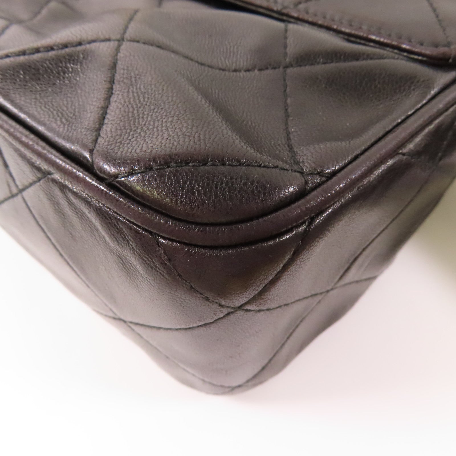 CHANEL 【激減優惠】羊皮皮革Vintage Shoulder Bag金扣肩背袋