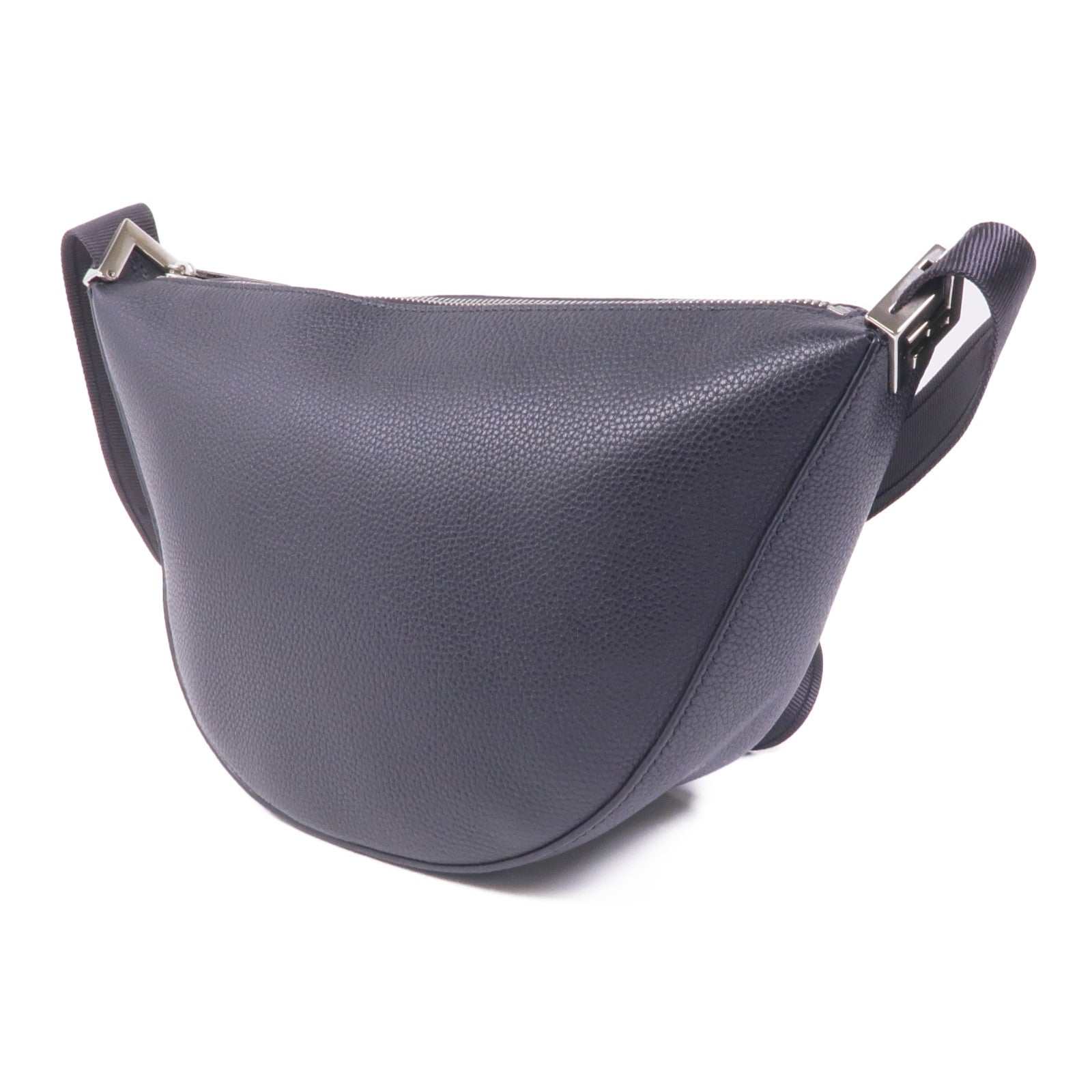 FENDI 牛皮皮革Melon Small銀扣肩背袋