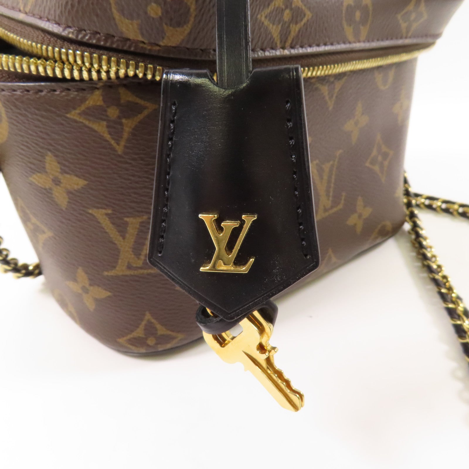 LOUIS VUITTON Monogram Reverse Vanity PM手挽肩背兩用袋