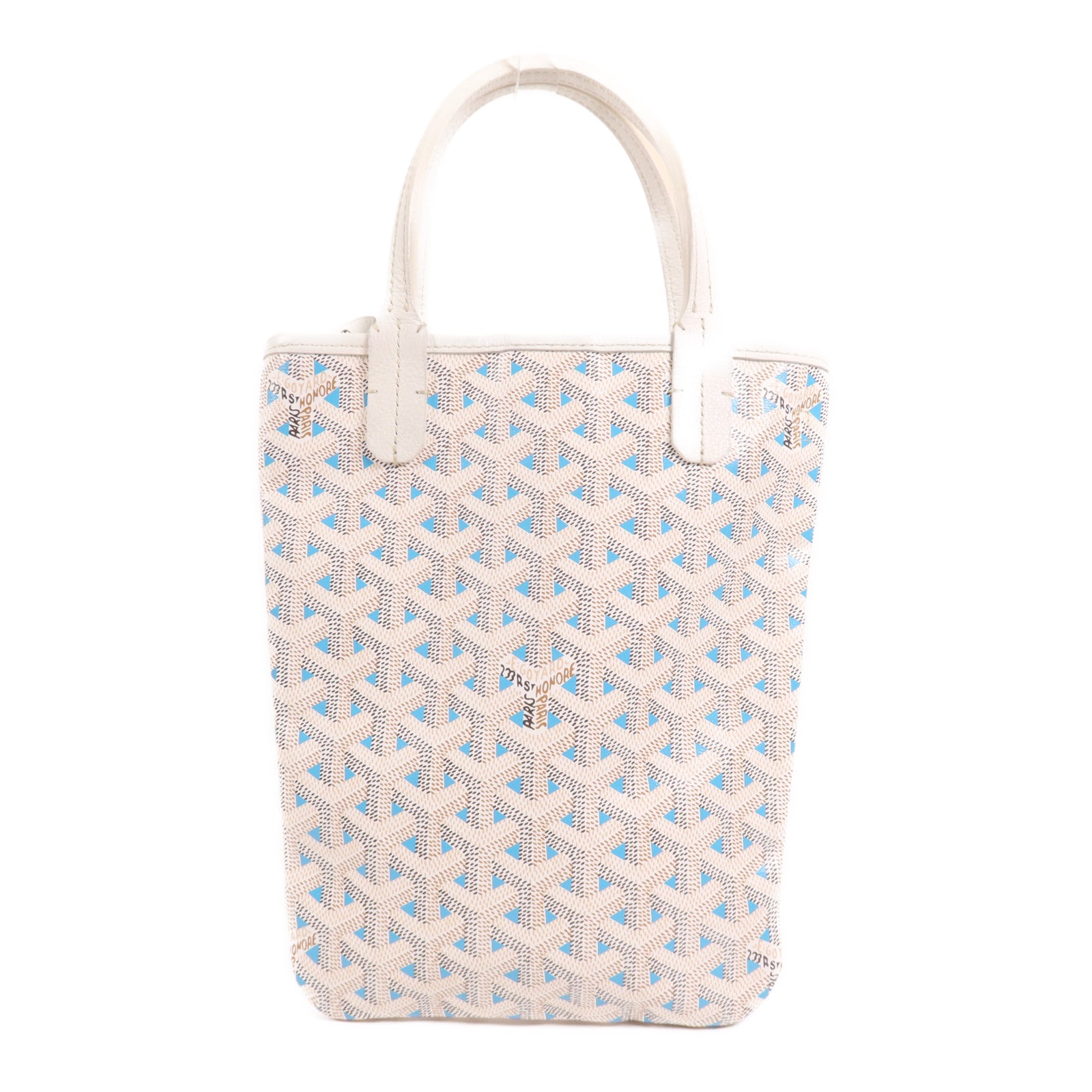 GOYARD 塗層帆布Poitiers Claire-Voie Bag銀扣手挽肩背兩用袋