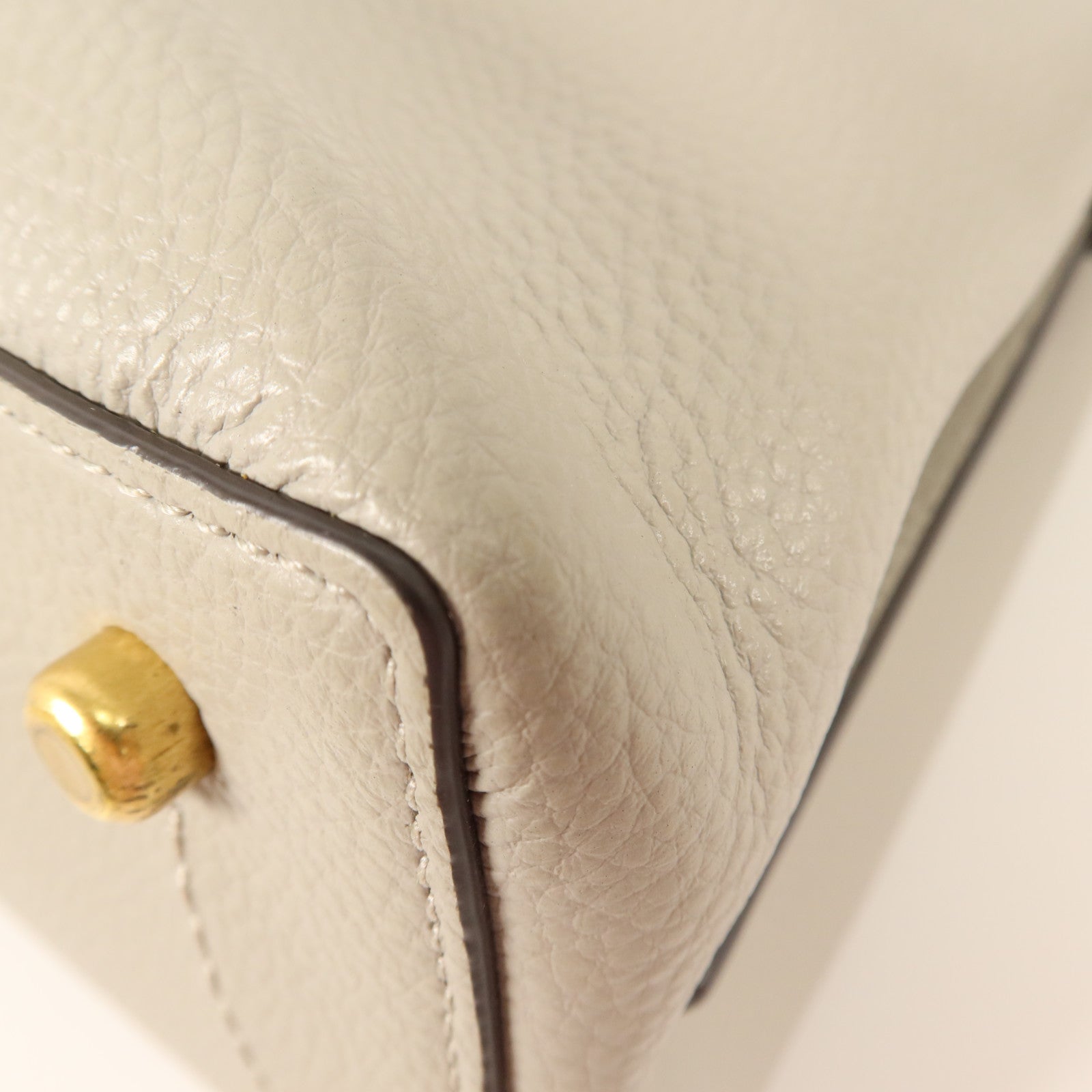 COACH 牛皮皮革Shoulder Bag金扣手挽肩背兩用袋