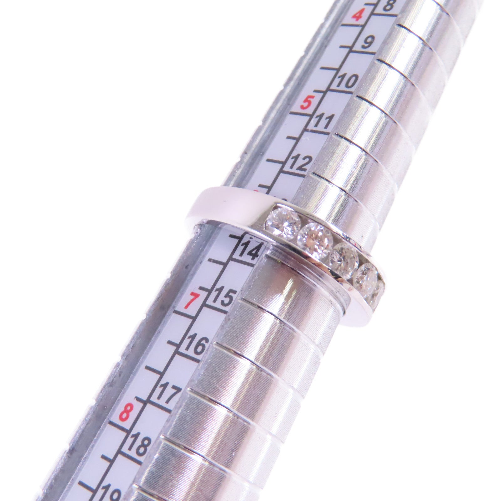 JEWELRY 18K白金/鑽石Diamond Ring戒指US#6.25