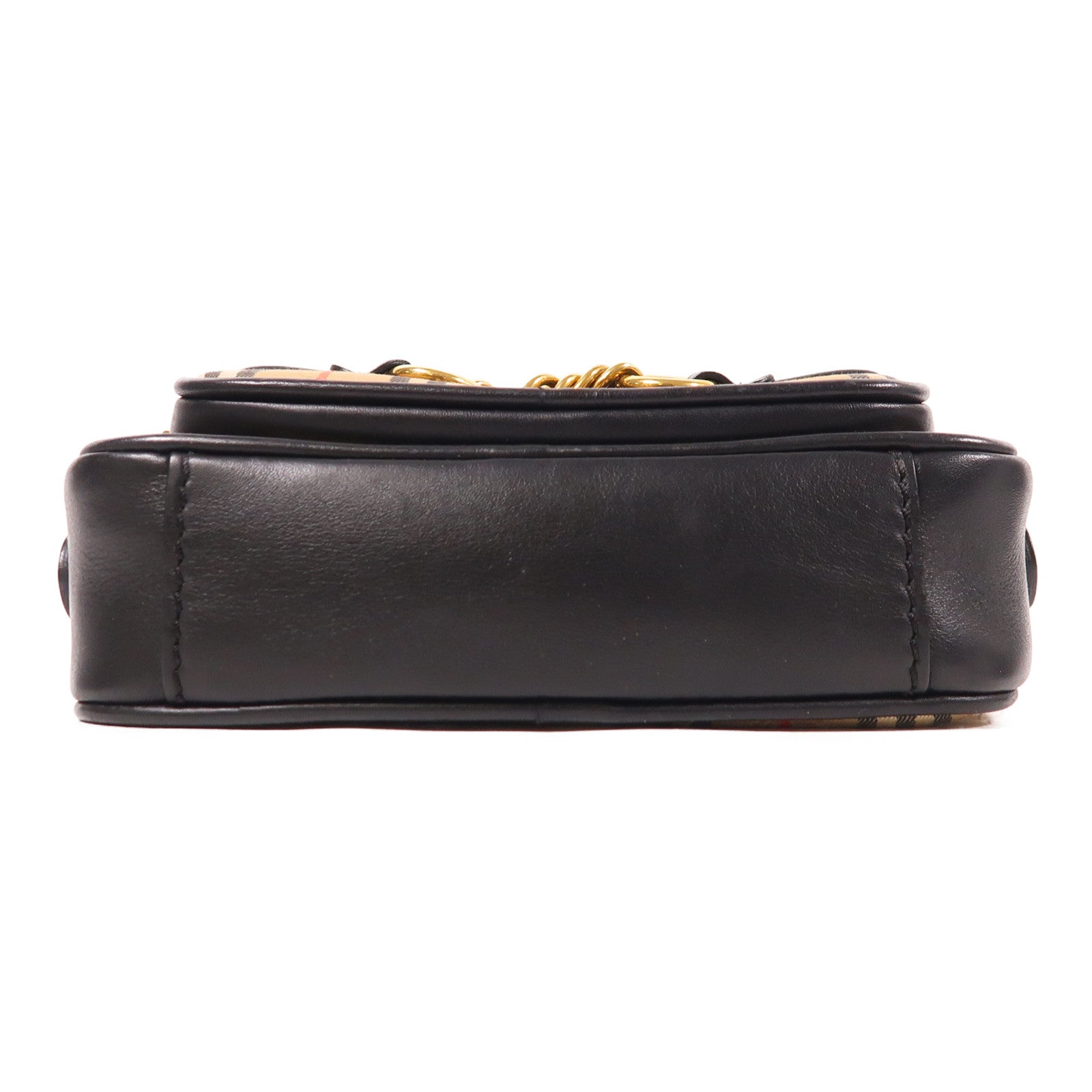 BURBERRY 帆布Shoulder Bag金扣肩背袋