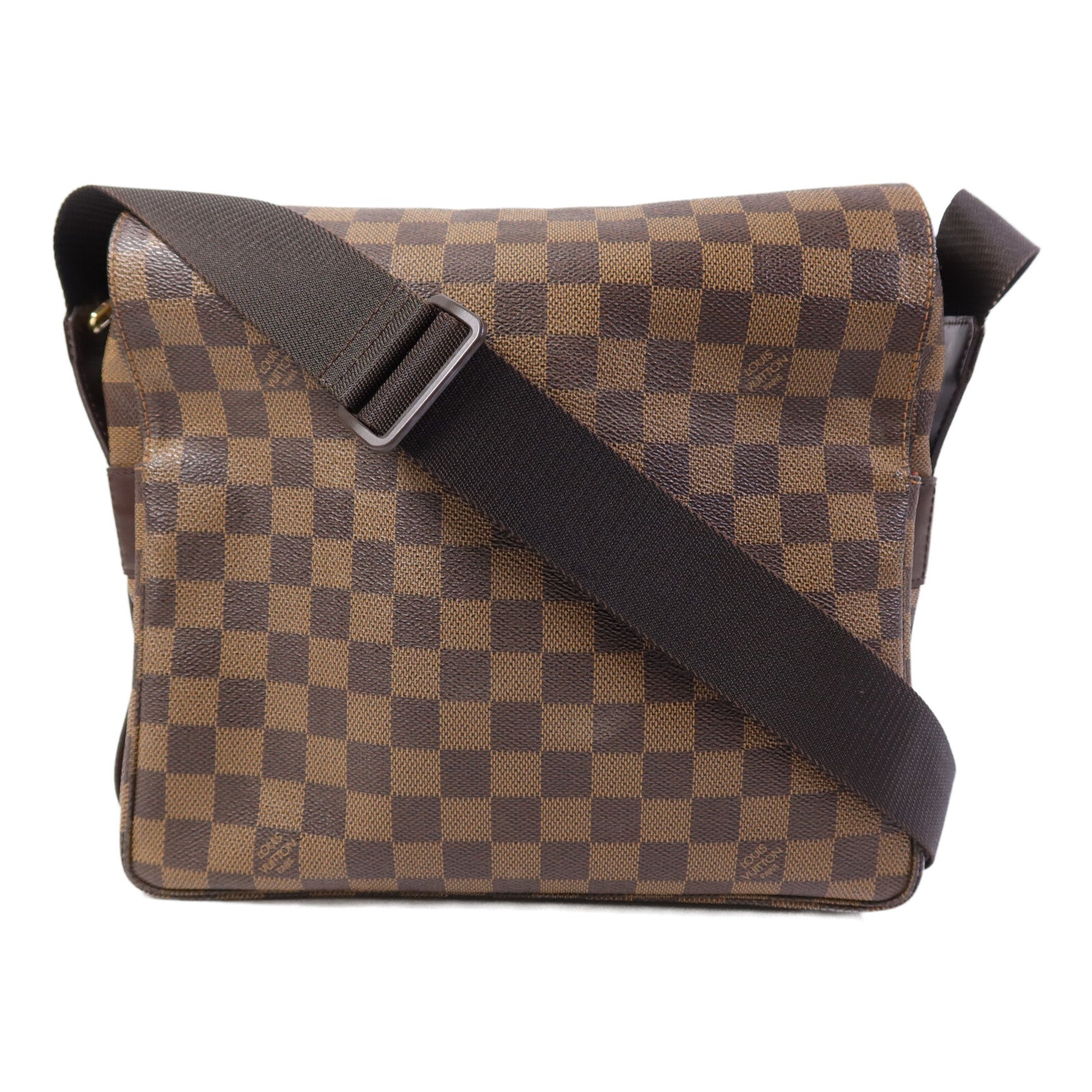 LOUIS VUITTON Damier Naviglio金扣肩背袋