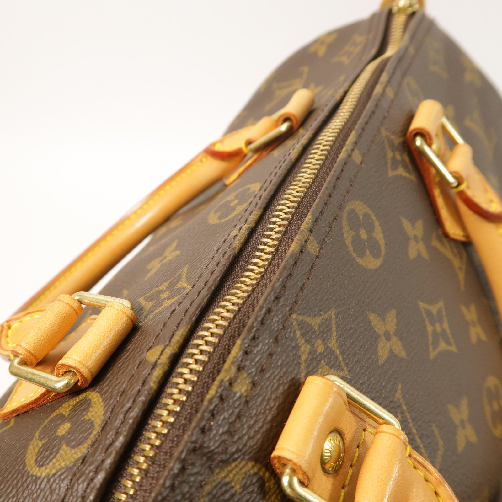LOUIS VUITTON Monogram Speedy 30金扣手挽袋