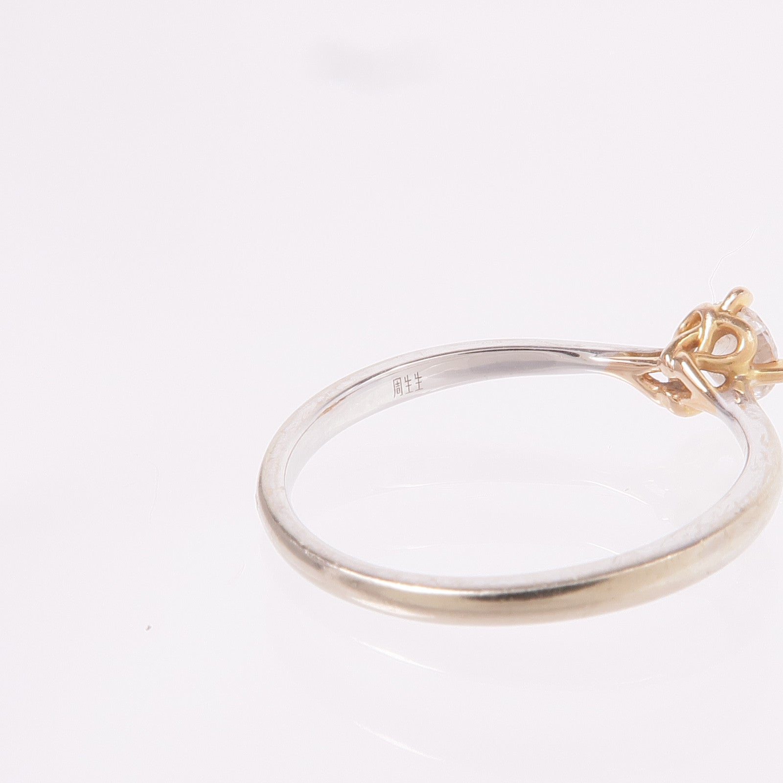 JEWELRY 18K白金/玫瑰金Diamond Ring鑽石戒指US#6.5