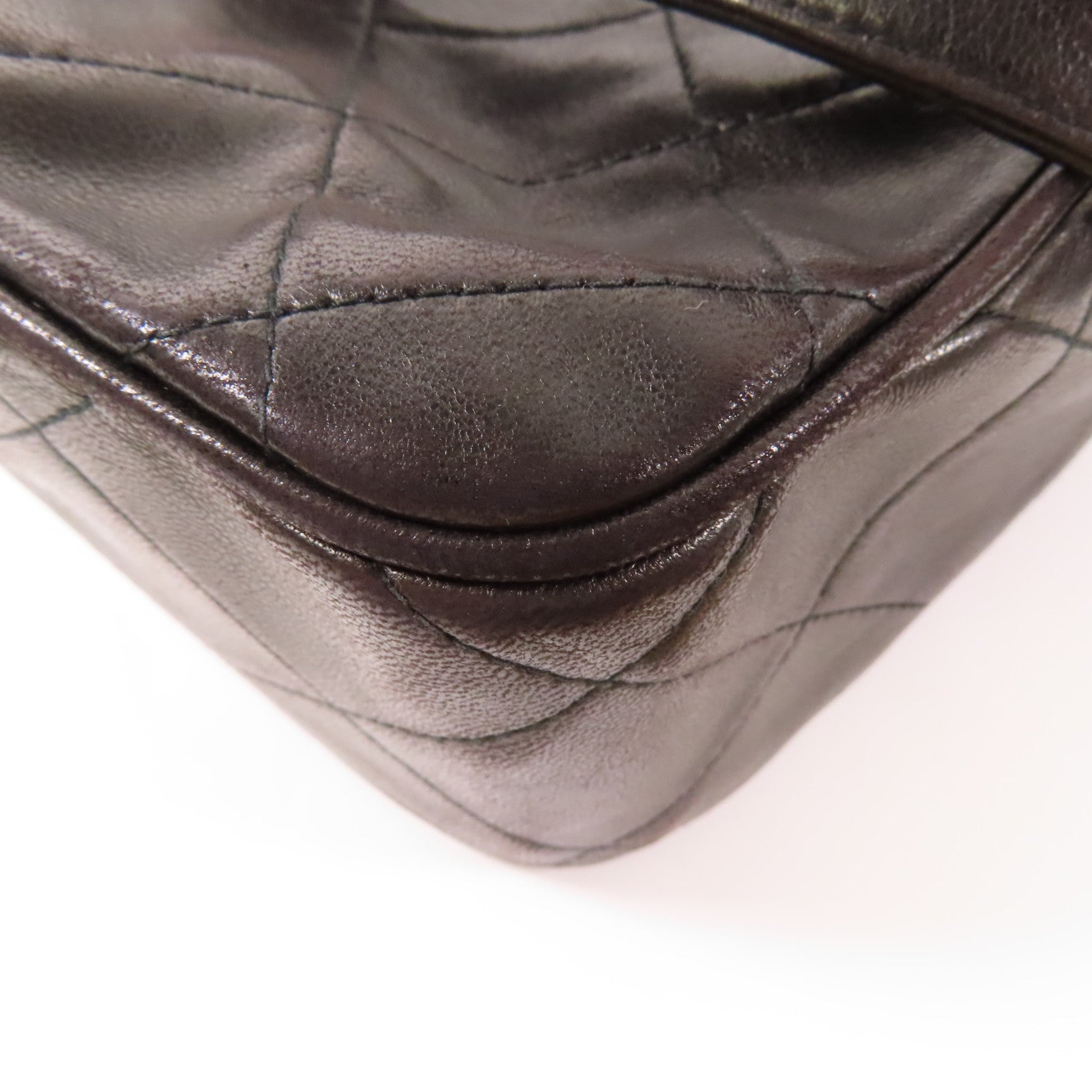 CHANEL 【激減優惠】羊皮皮革Vintage Shoulder Bag金扣肩背袋