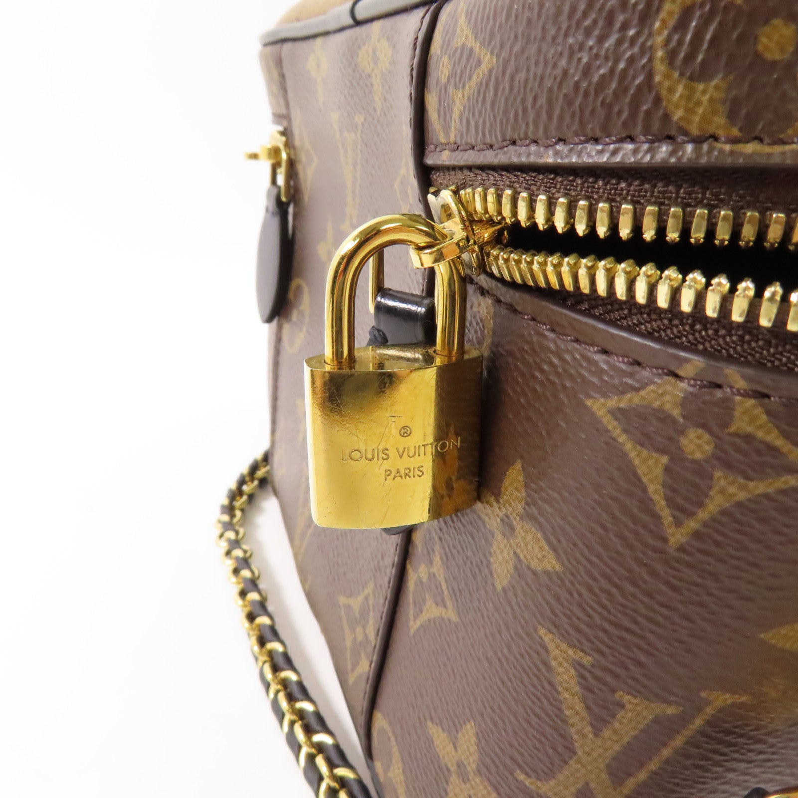 LOUIS VUITTON Monogram Reverse Vanity PM手挽肩背兩用袋
