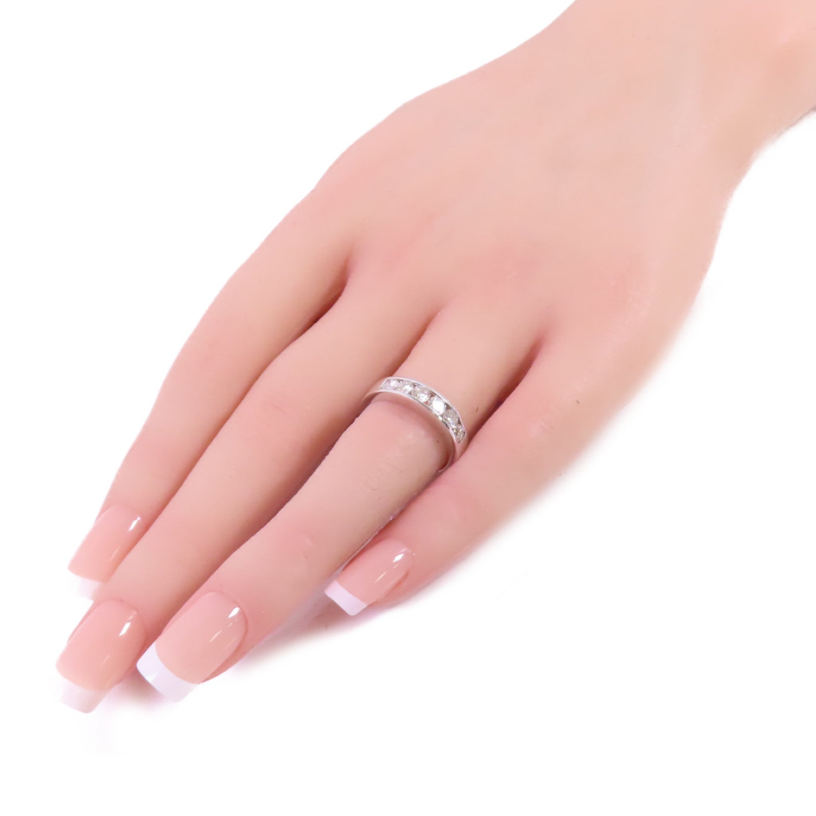 JEWELRY 18K白金/鑽石Diamond Ring戒指US#6.25