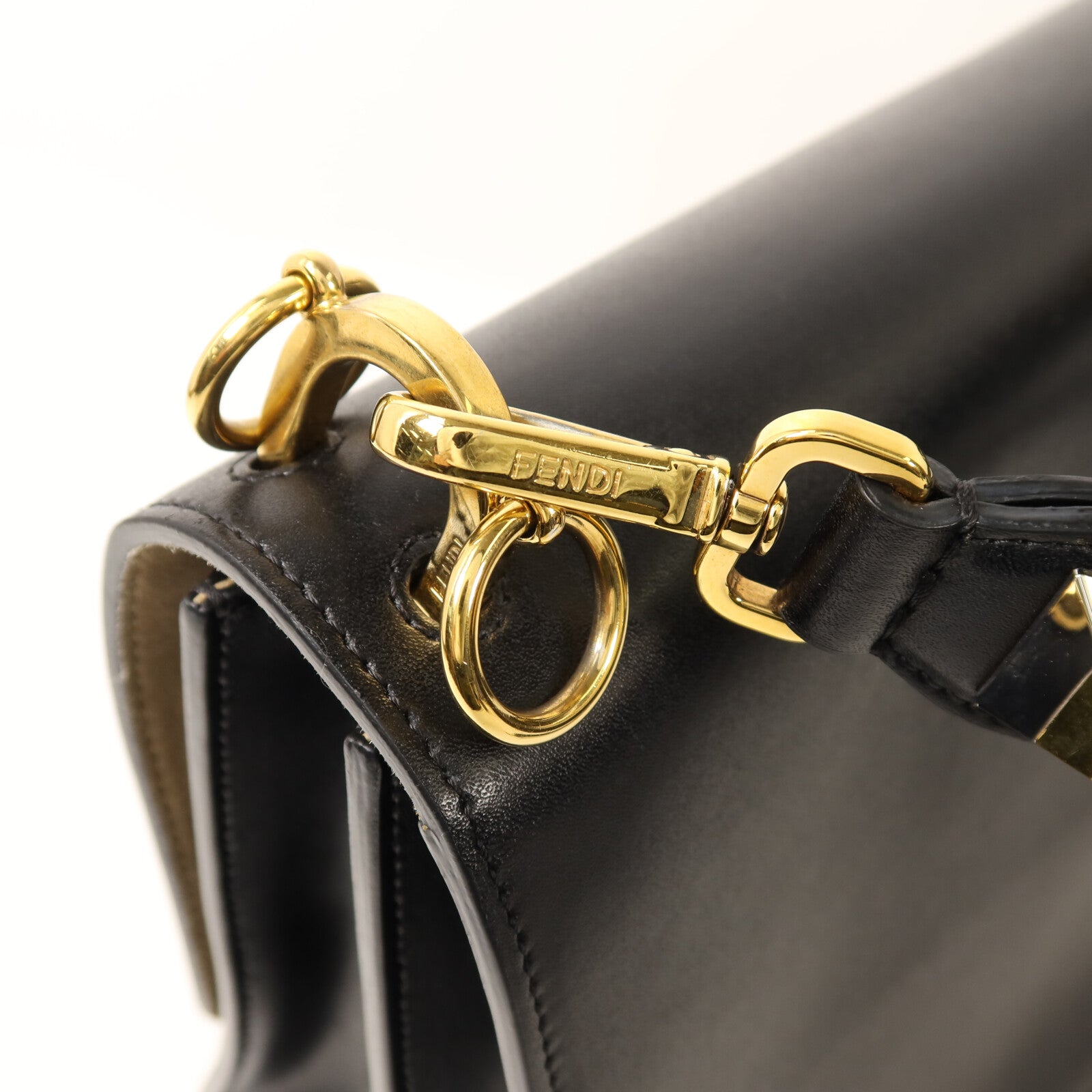 FENDI 牛皮皮革Kani手挽肩背兩用袋