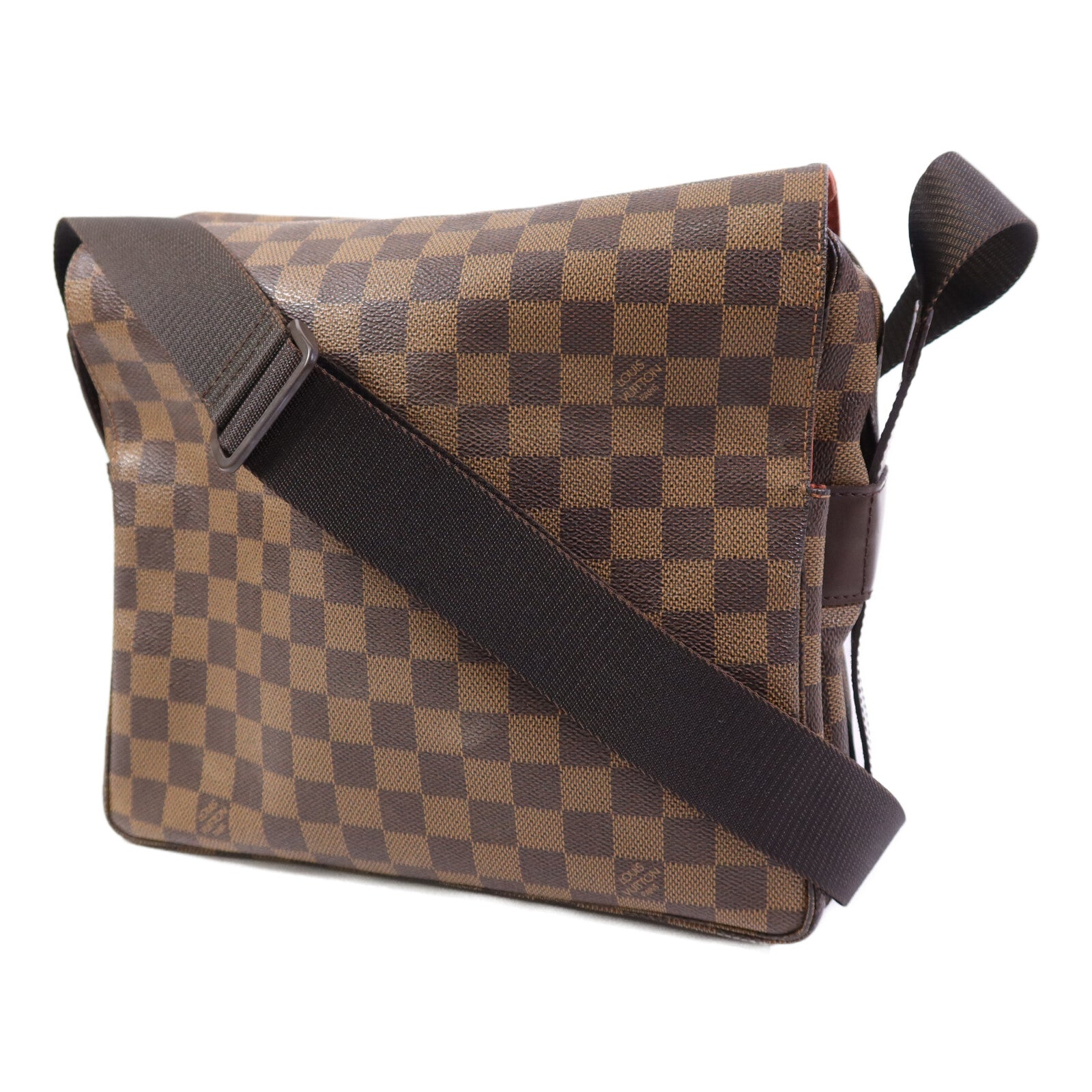LOUIS VUITTON Damier Naviglio金扣肩背袋